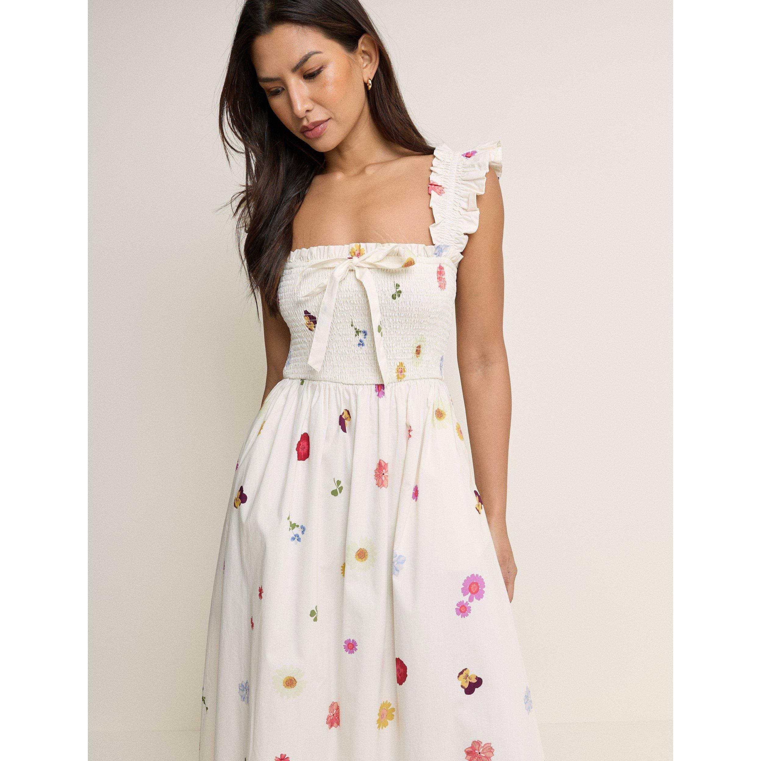 White - Nobodys Child - Christina Midi Dress - 5