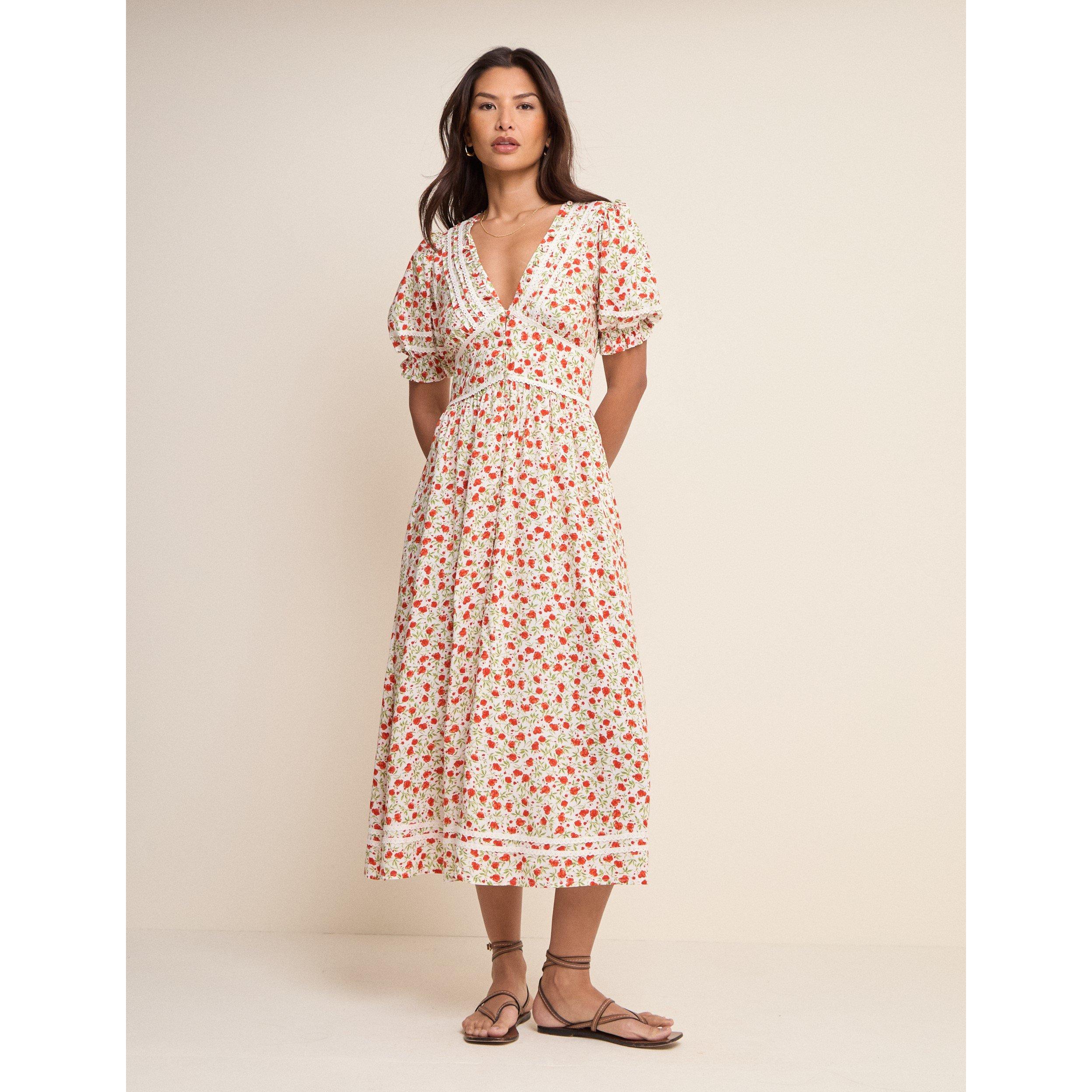 Nobodys Child Women's Long Maxi Dress - White - 16 (XL)
