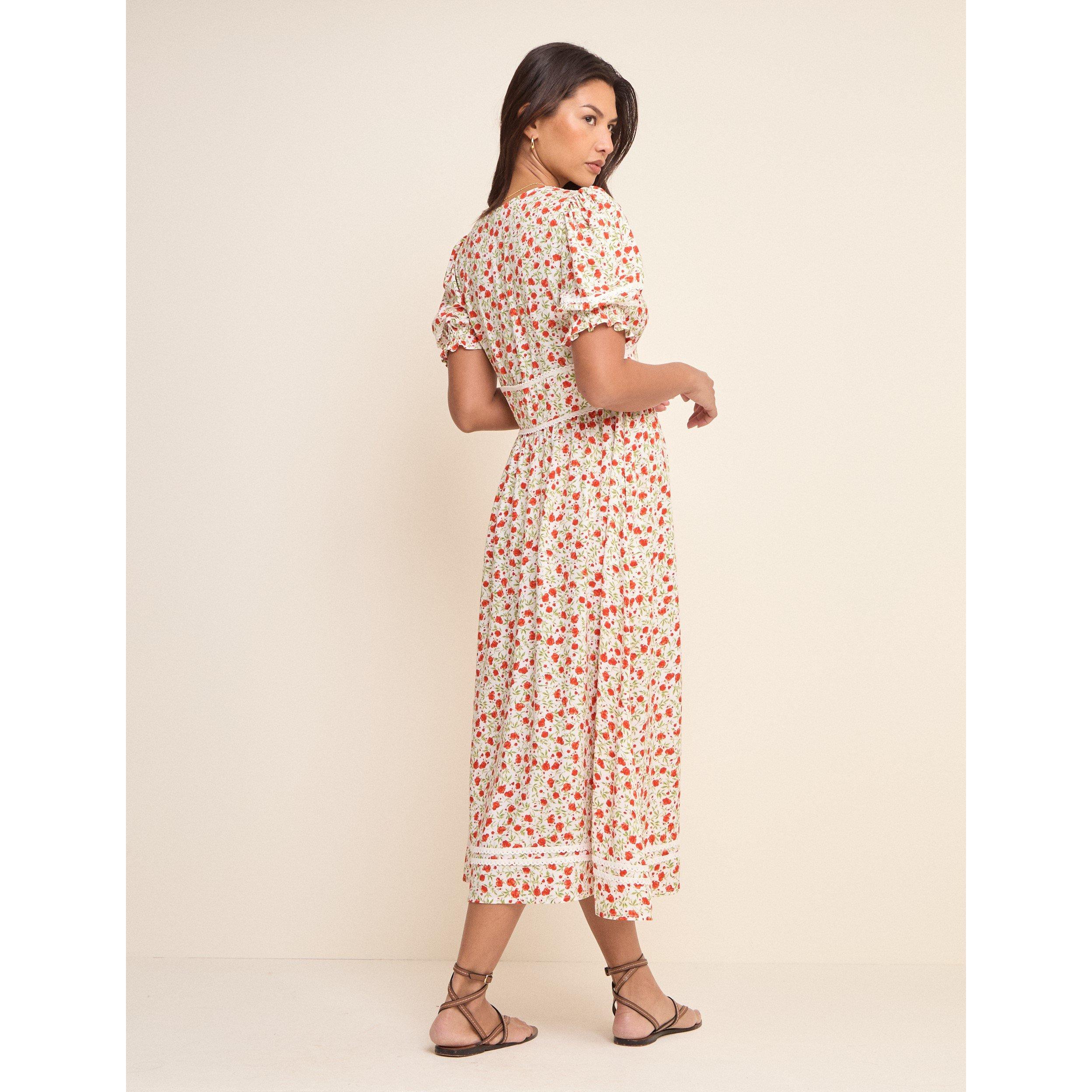 White - Nobodys Child - Womens Long Maxi Dress - 3