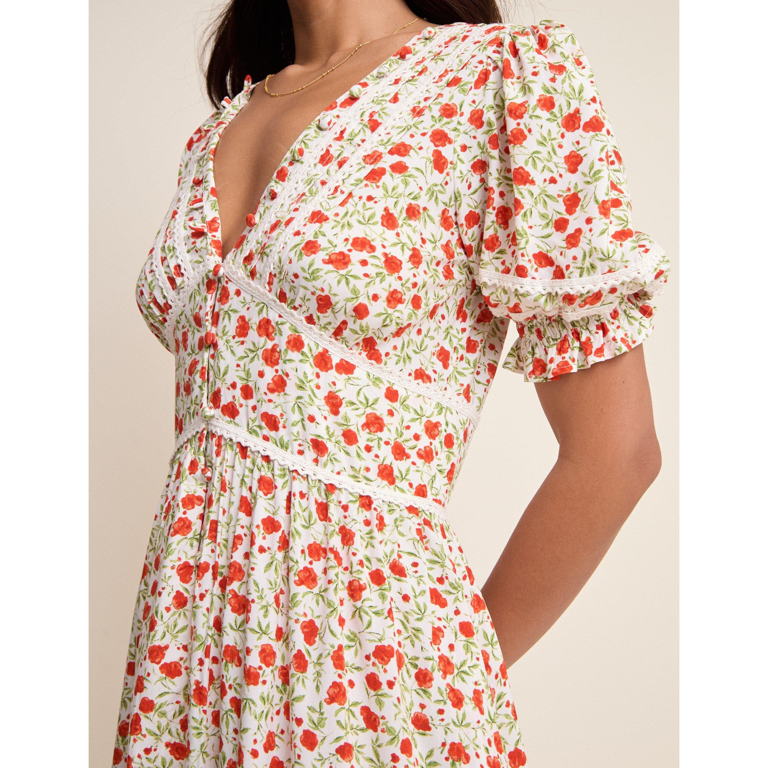 White - Nobodys Child - Womens Long Maxi Dress - 5