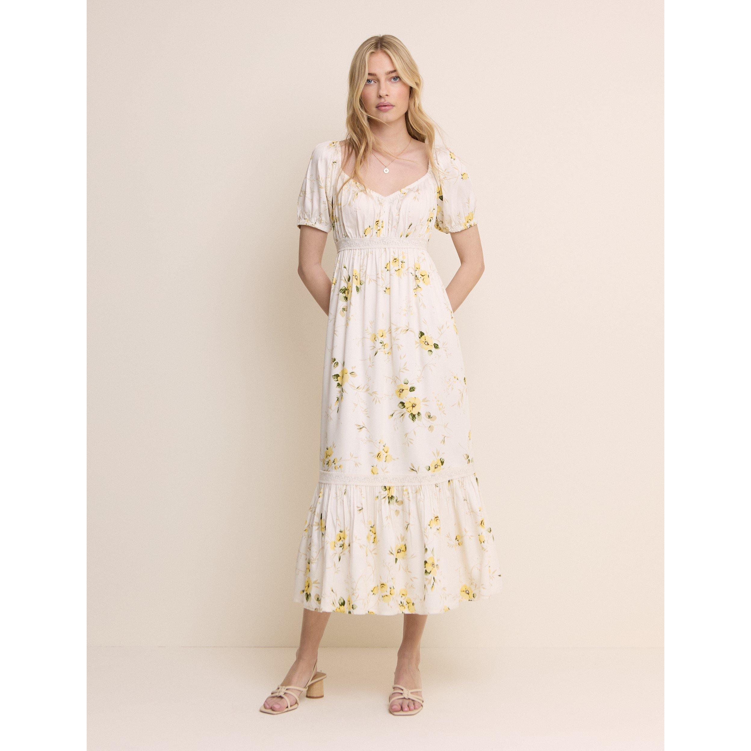 White - Nobodys Child - Maryam Midi Dress - 2