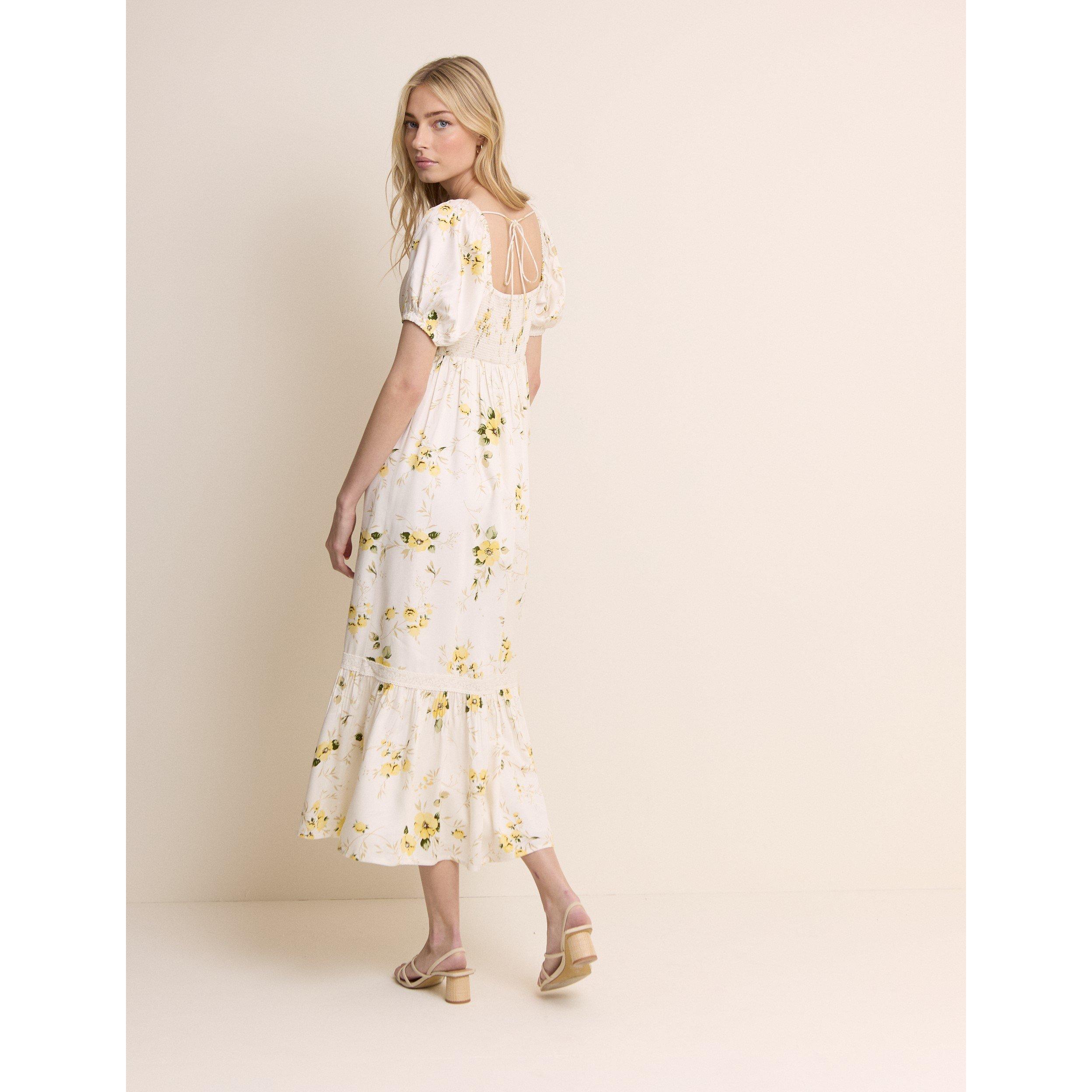 White - Nobodys Child - Maryam Midi Dress - 3
