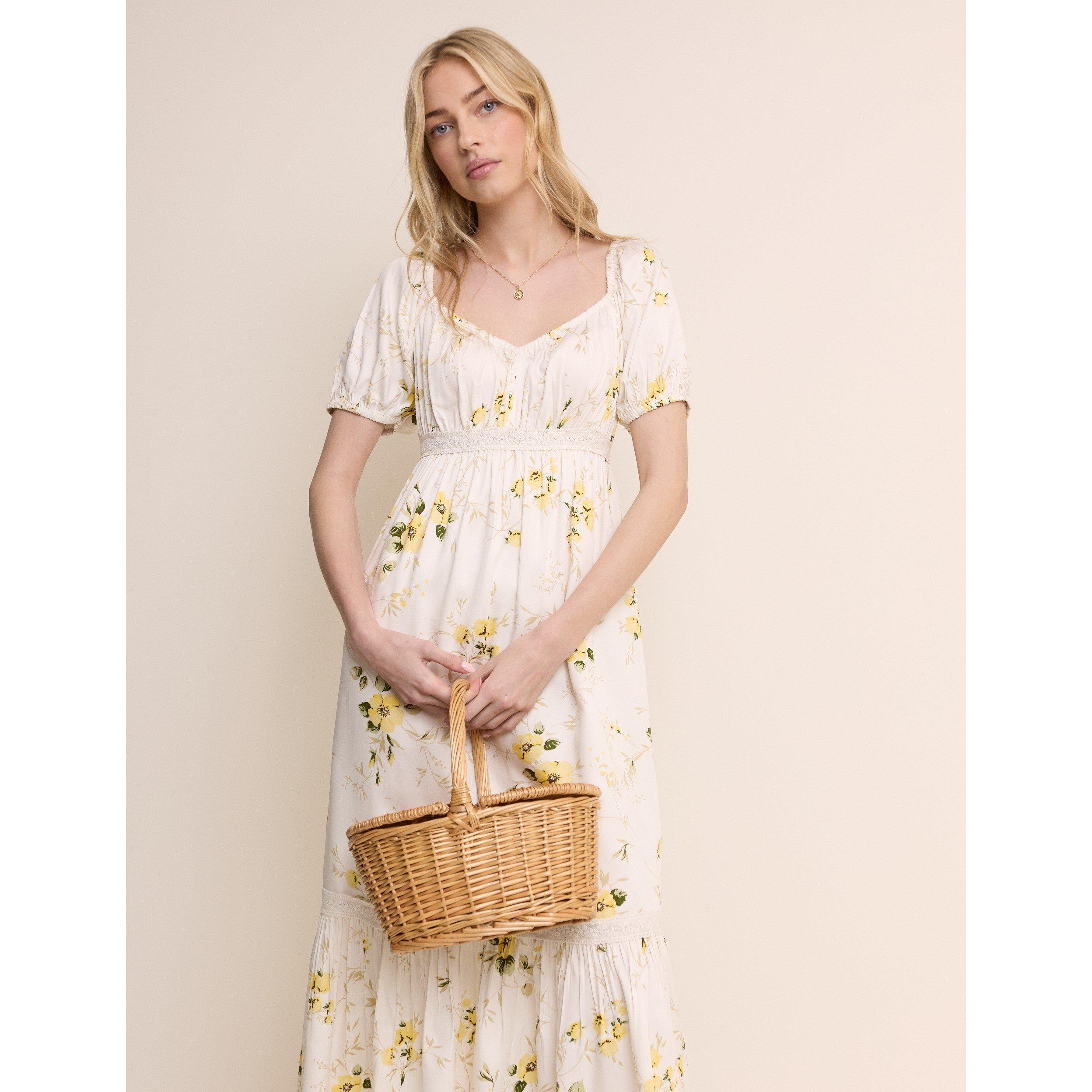 White - Nobodys Child - Maryam Midi Dress - 4
