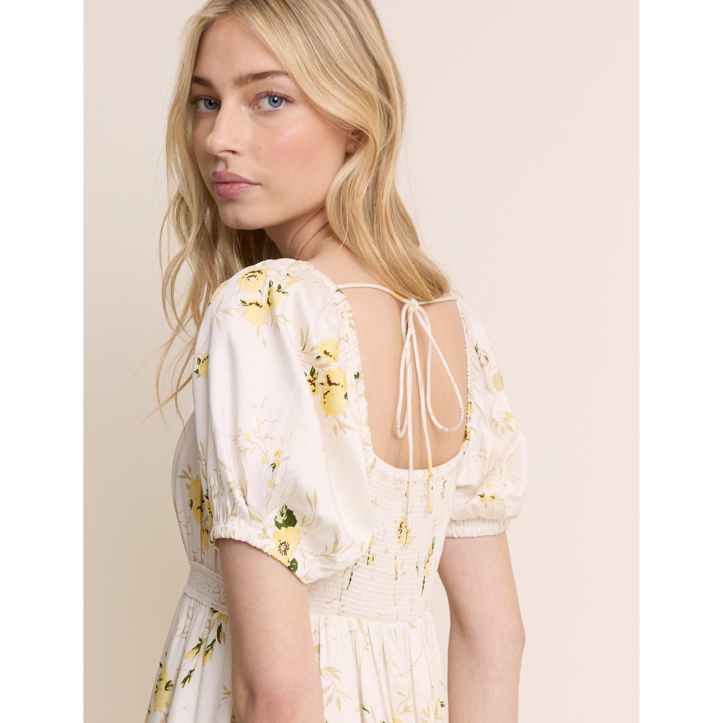 White - Nobodys Child - Maryam Midi Dress - 5