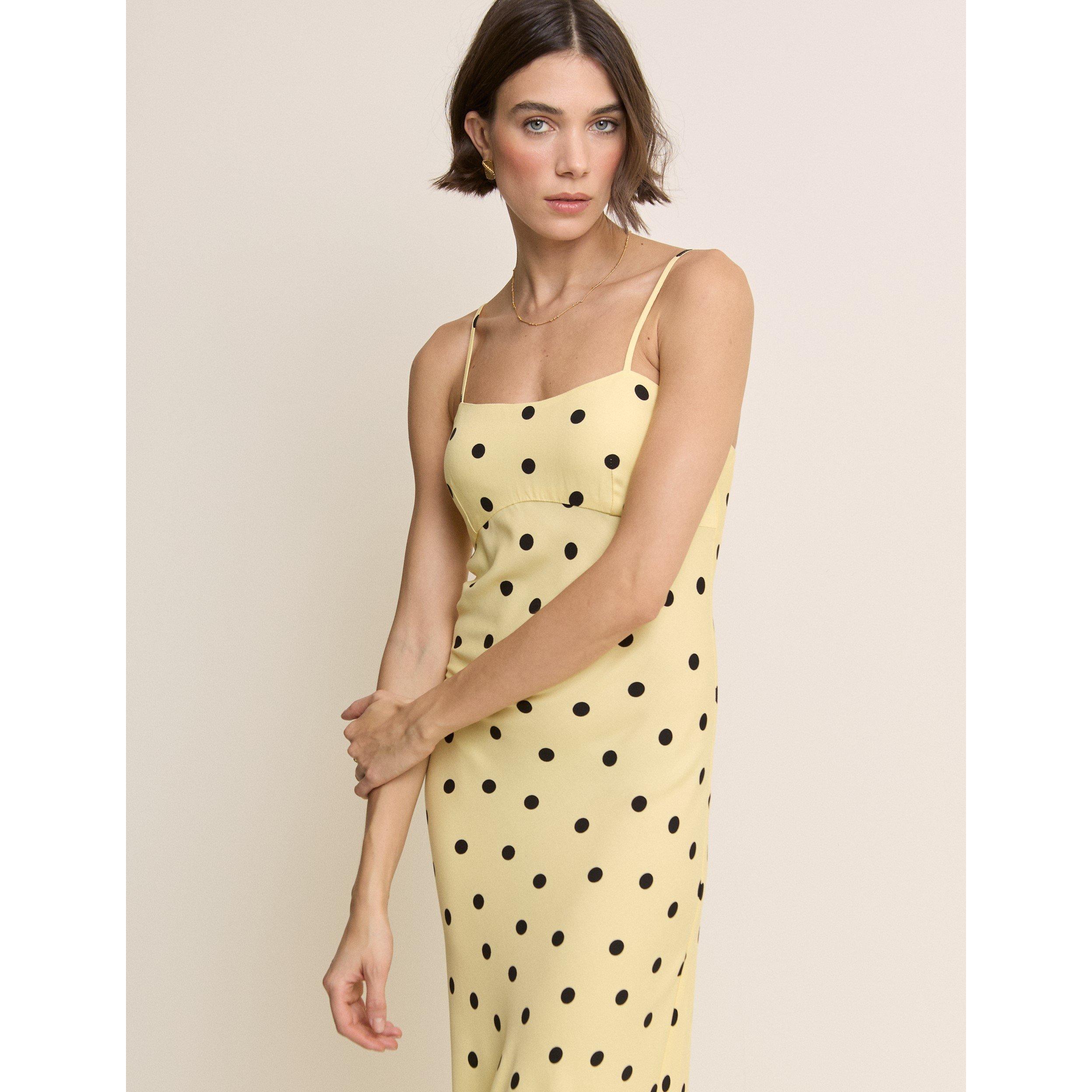 Yellow - Nobodys Child - Debbie Midi Dress - 6