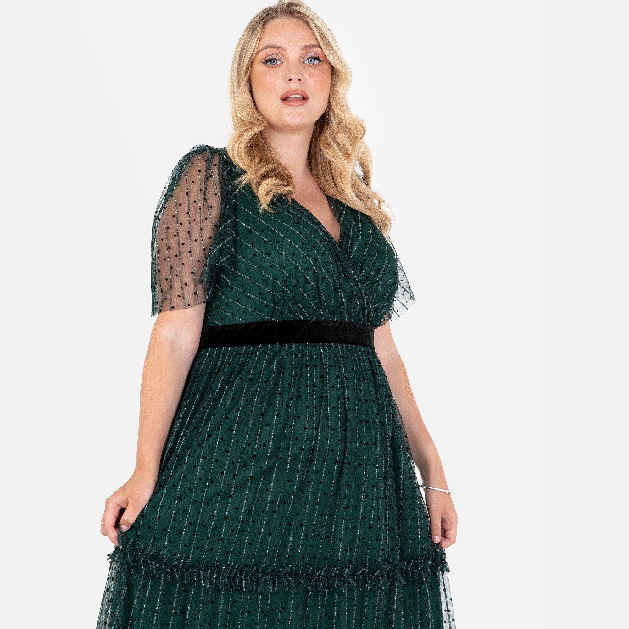 Smaragd - Lovedrobe - Lovedro Maxi Dress Ld99 - 3