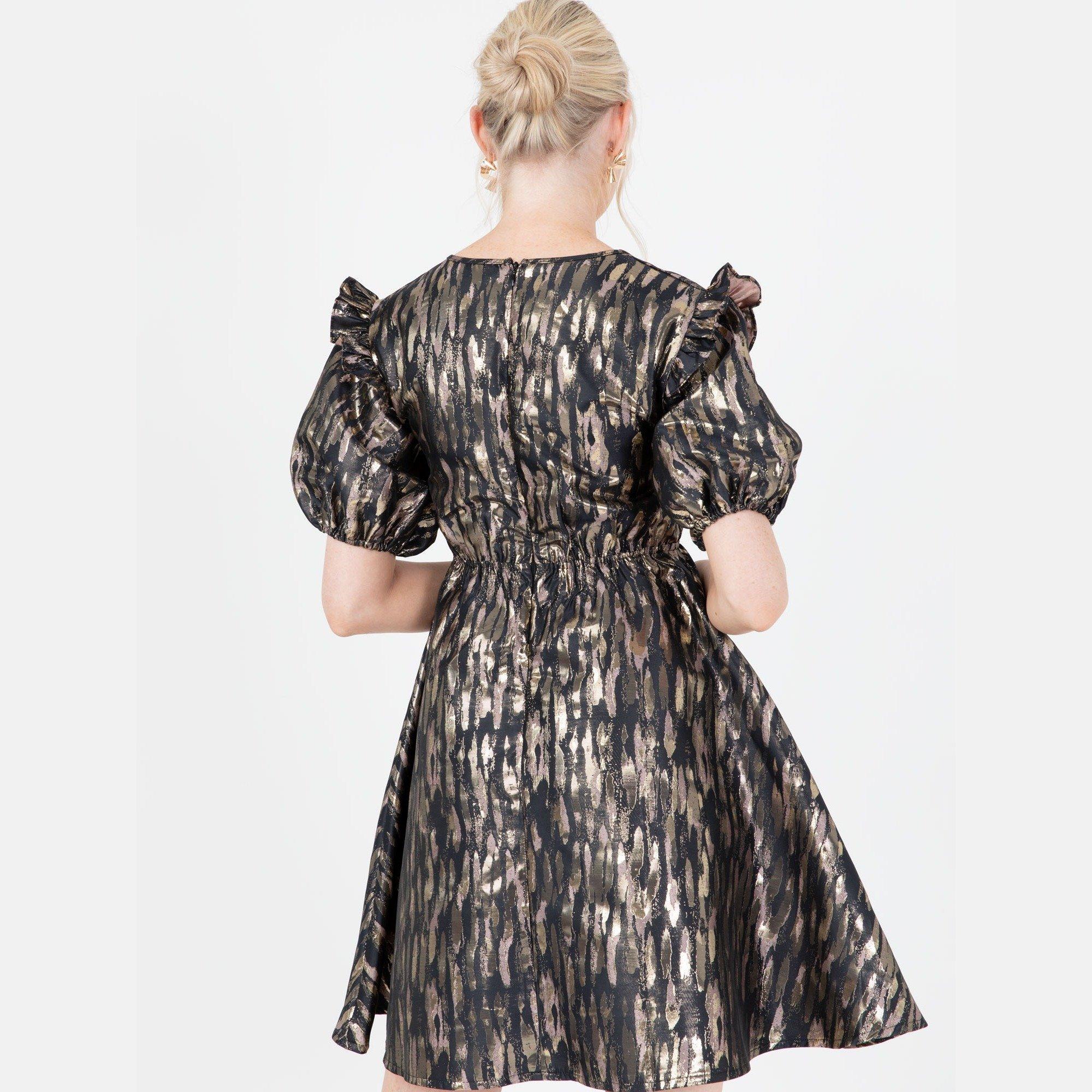 Oro - Lovedrobe - Lovedro M Mini Dress Ld99 - 4