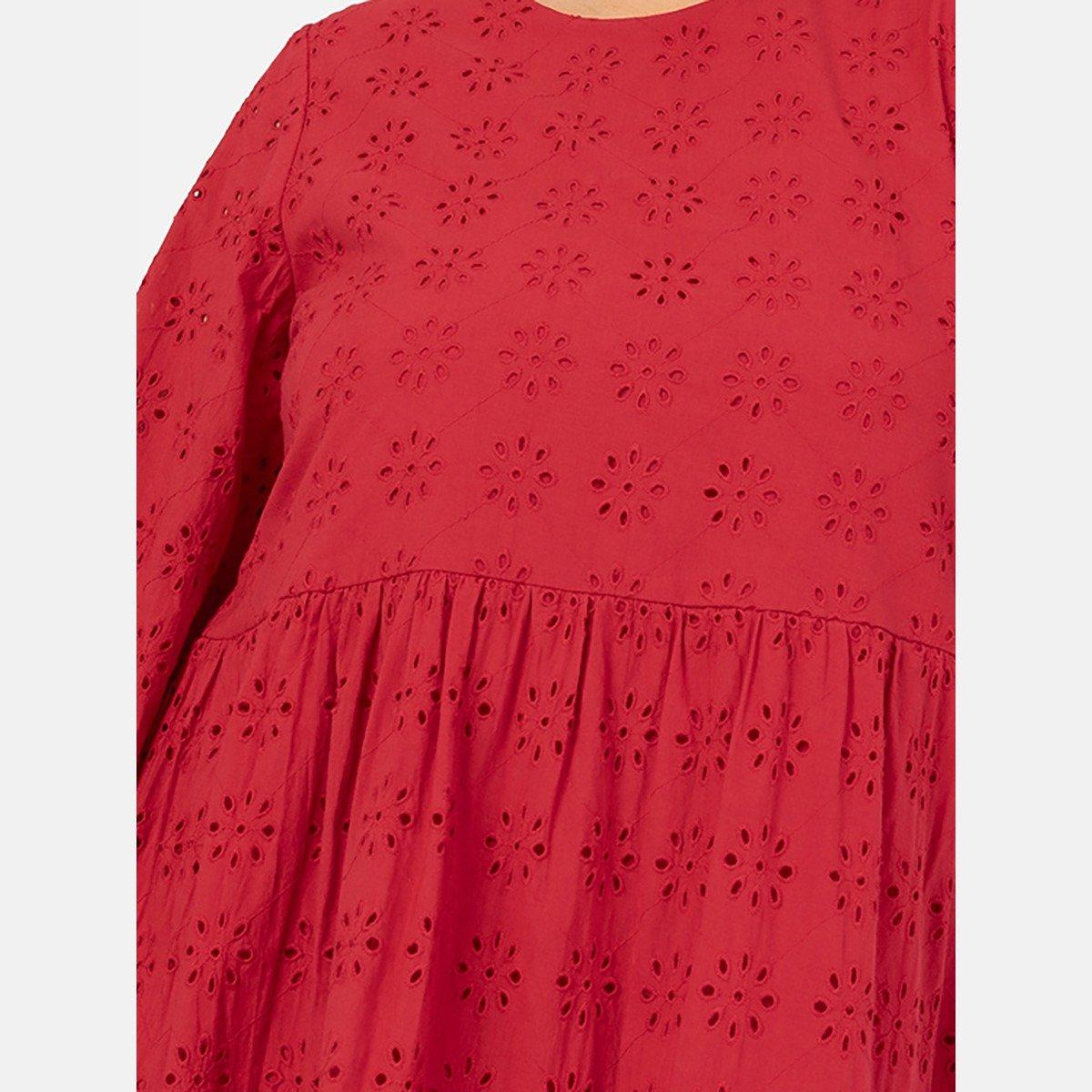 Red - Lovedrobe - Lovedro Smock Dress Ld99 - 5