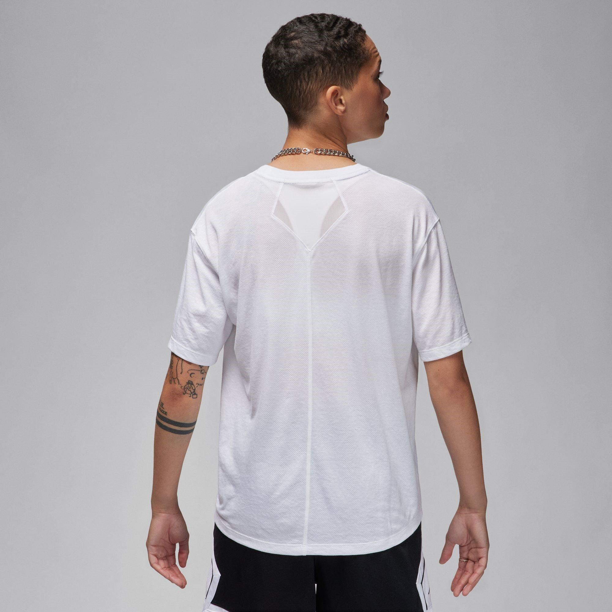 Blanco - Nike - Jordan Sport Women's Diamond Short-Sleeve Top - 2