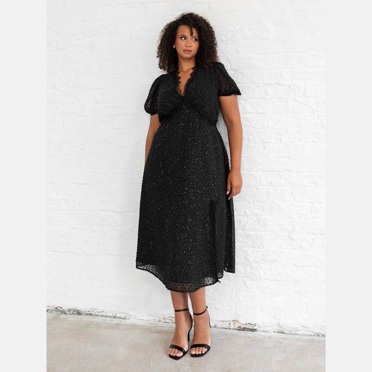 Zwart - Lovedrobe - Lovedro V Nck Midi D Ld99 - 2