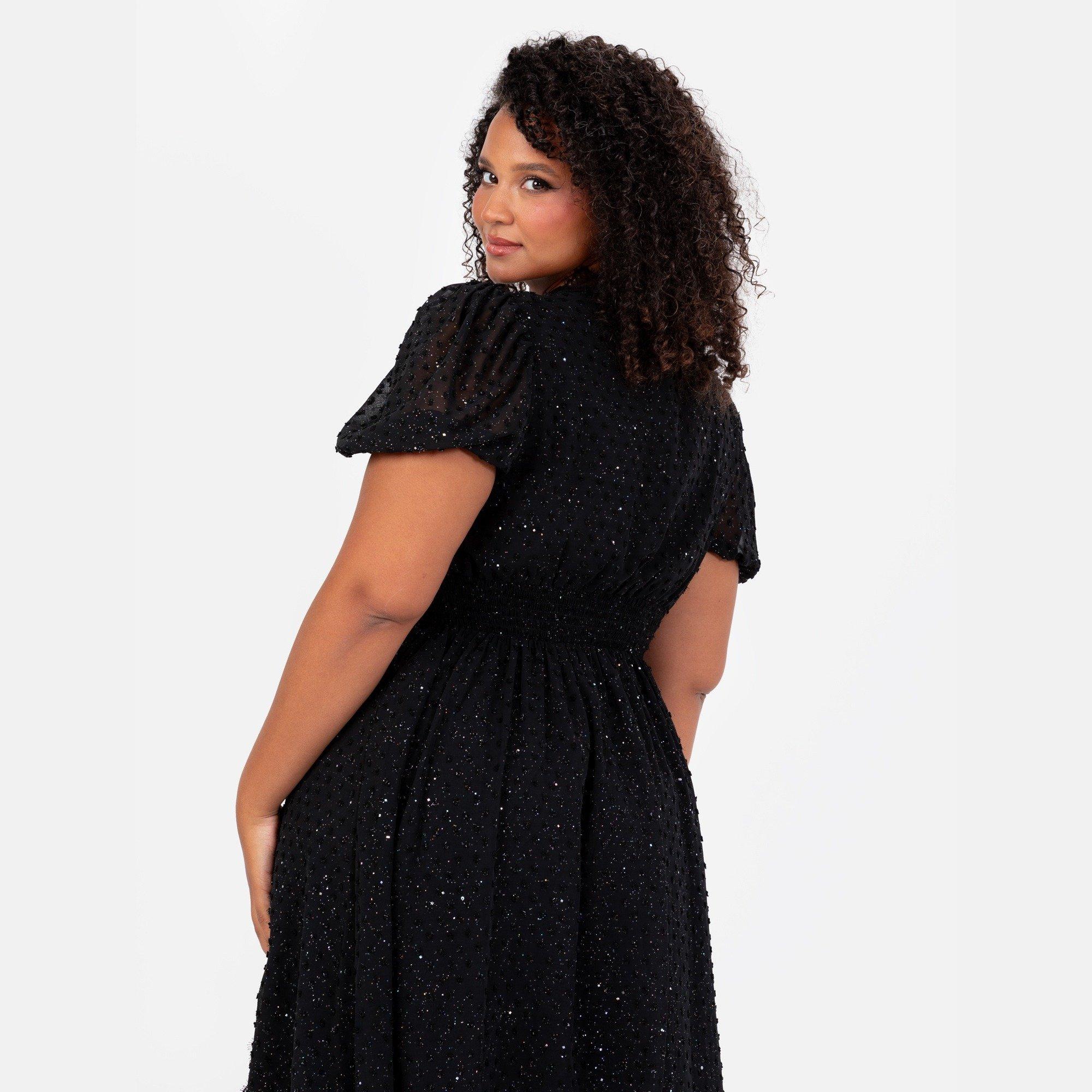 Zwart - Lovedrobe - Lovedro V Nck Midi D Ld99 - 3