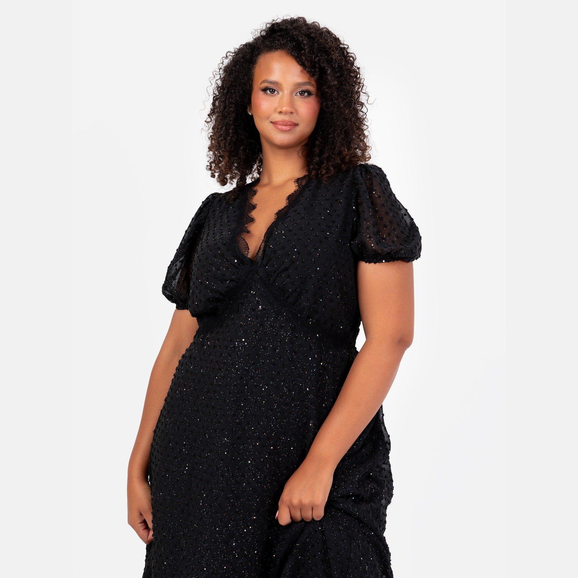 Zwart - Lovedrobe - Lovedro V Nck Midi D Ld99 - 5