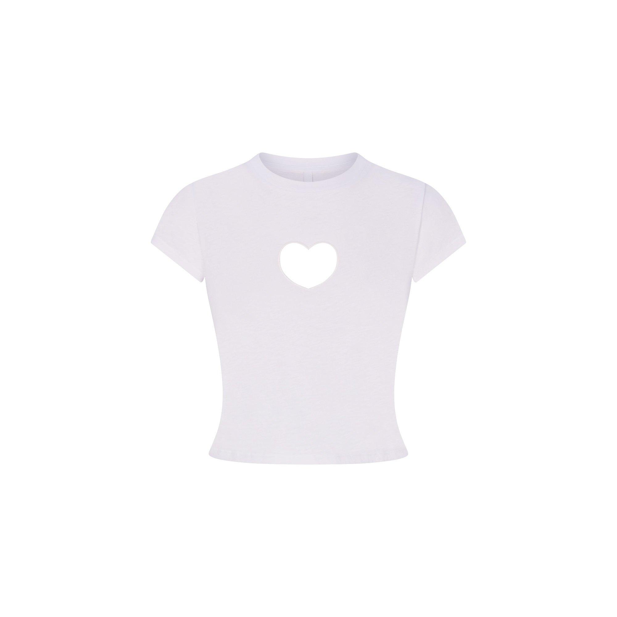 Womens Worn In Jersey Baby Heart T-Shirt