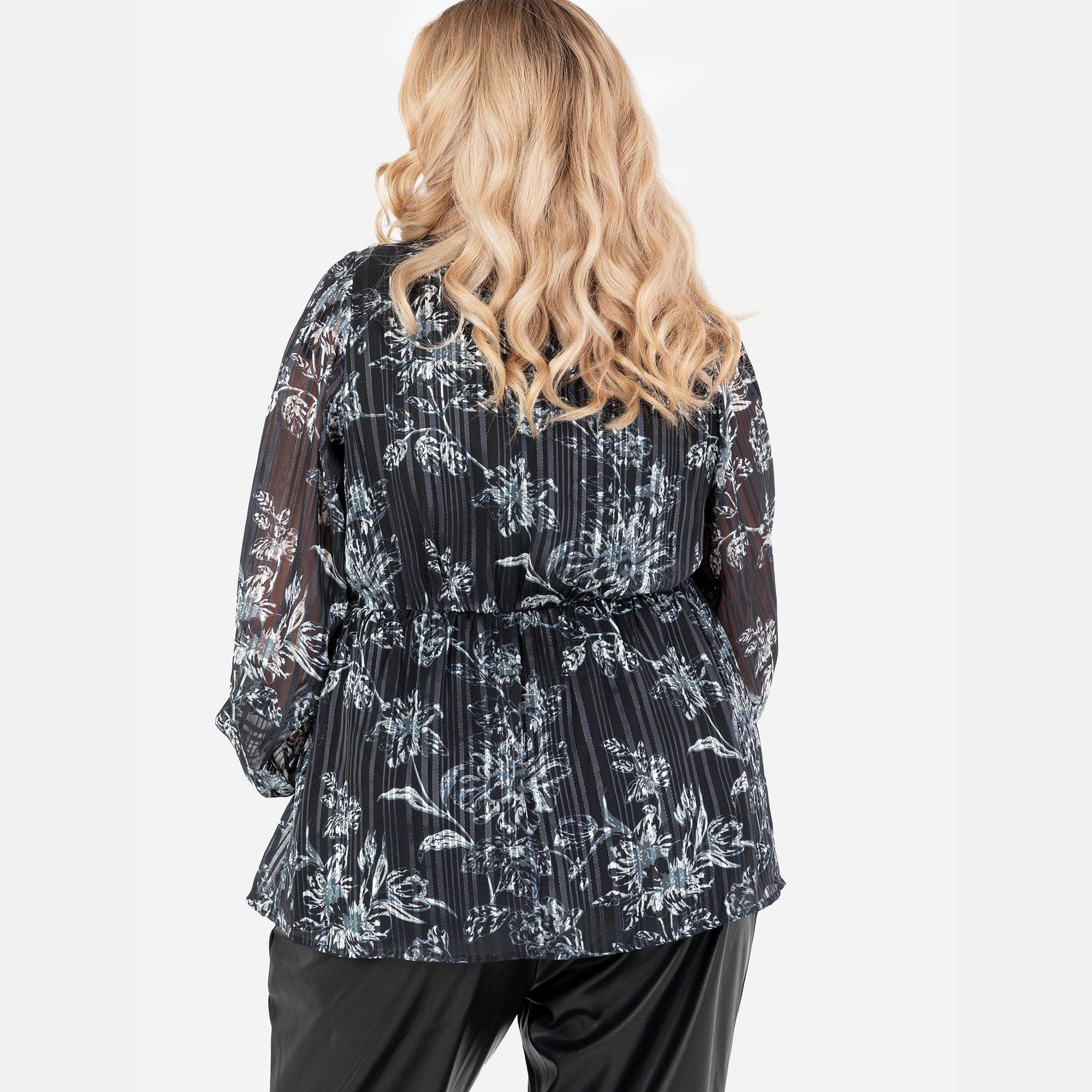 Black - Lovedrobe - Lovedro Ls Wrap Top  Ld99 - 2