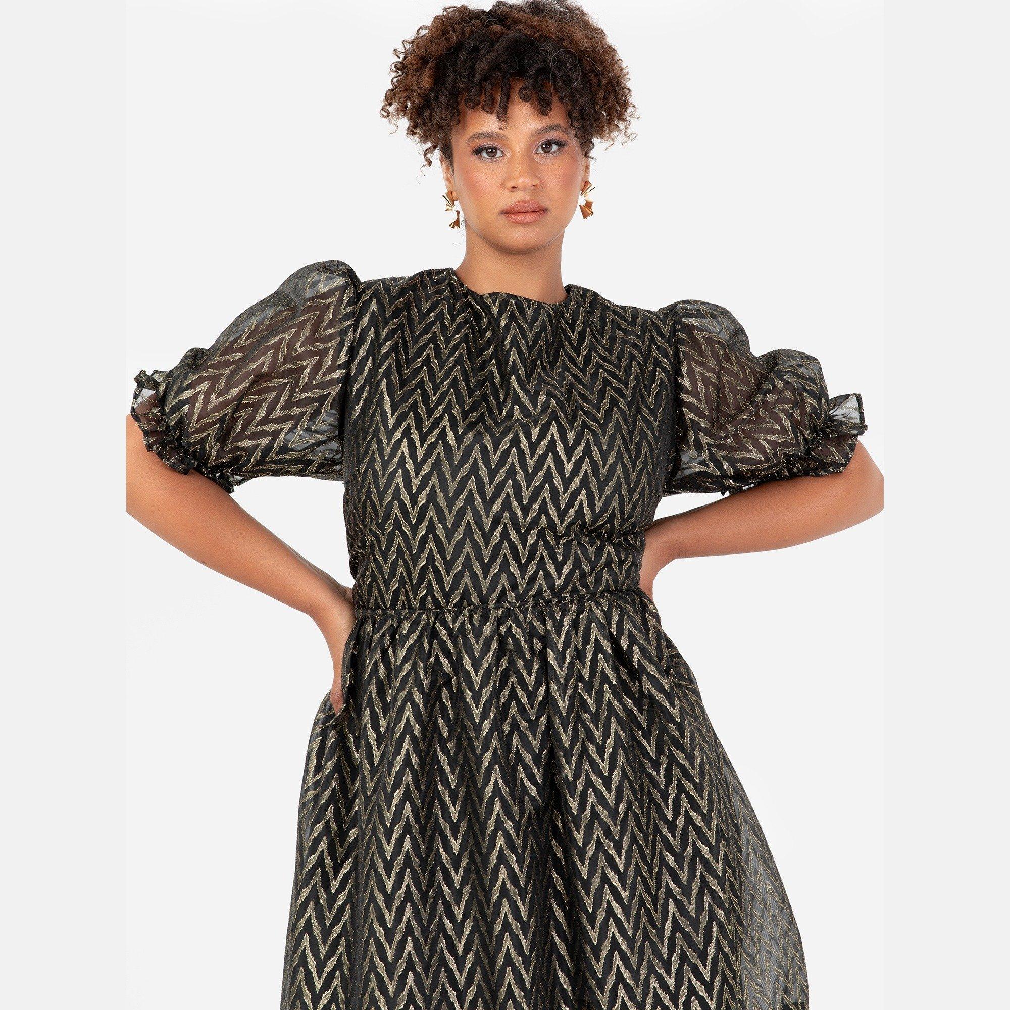 Gold - Lovedrobe - Lovedro Z Midi Drss Ld99 - 3