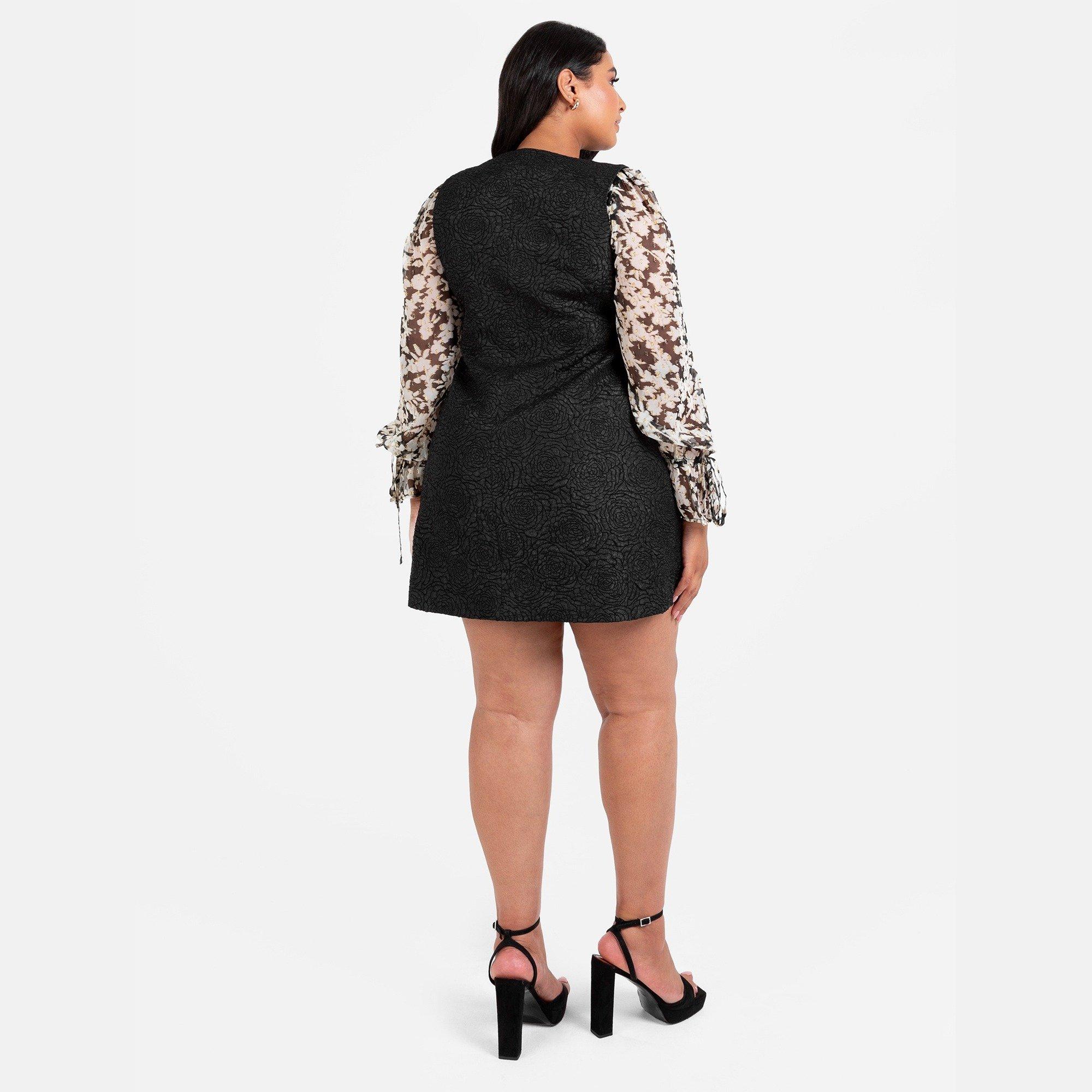 Zwart - Lovedrobe - Lovedro Pinafore Ld99 - 2