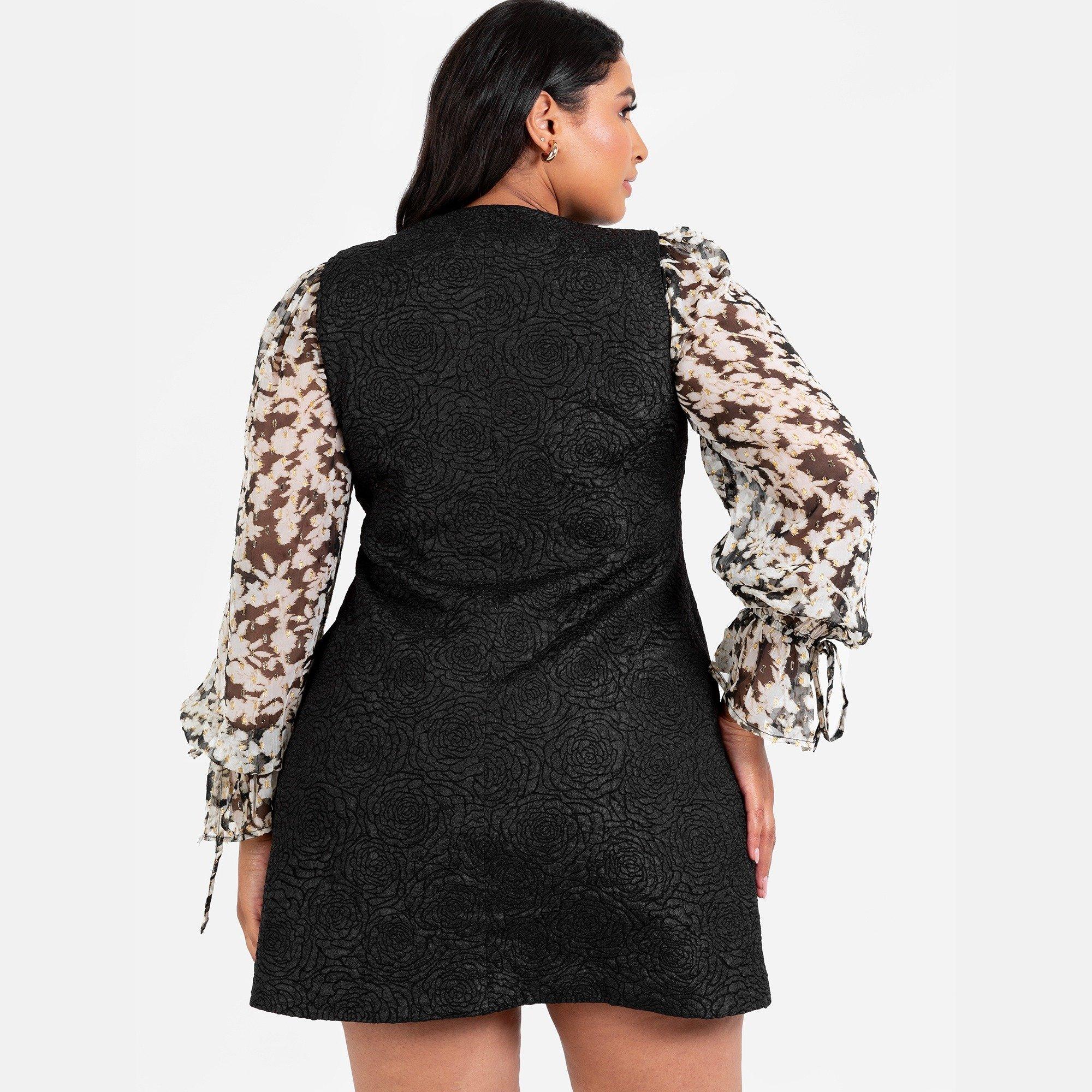 Zwart - Lovedrobe - Lovedro Pinafore Ld99 - 4