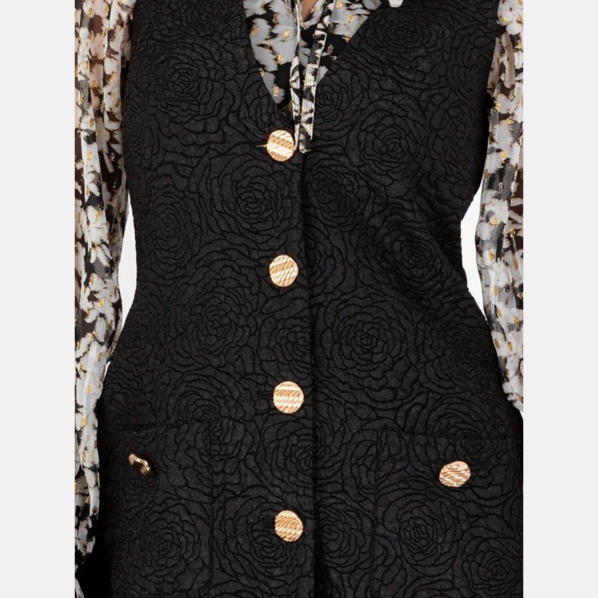 Zwart - Lovedrobe - Lovedro Pinafore Ld99 - 5