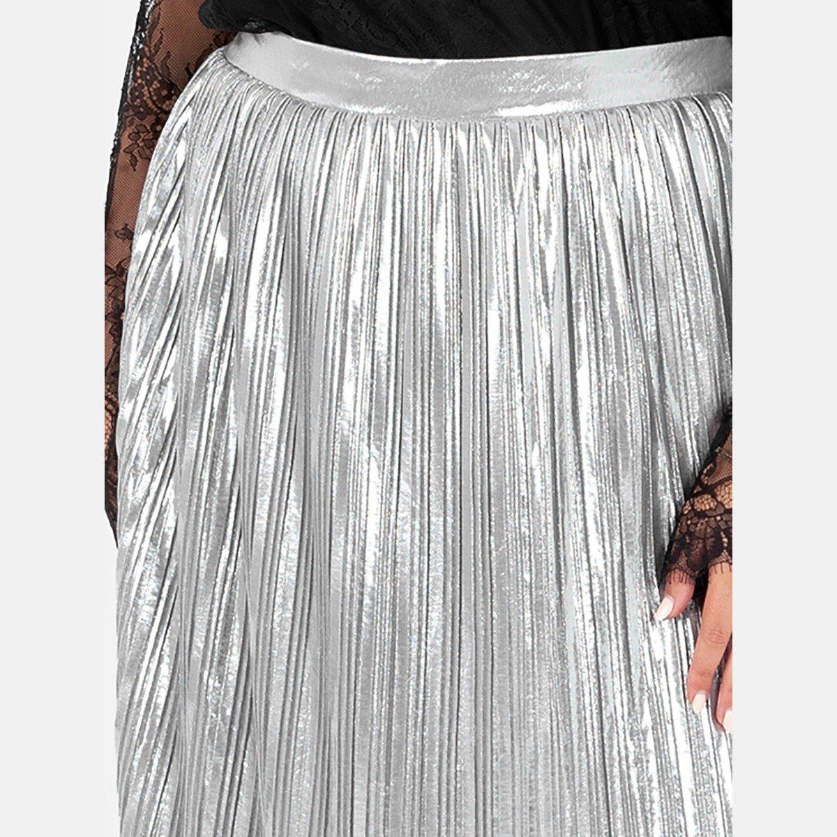 Black - Lovedrobe - Lovedro Pleat Skirt Ld99 - 5