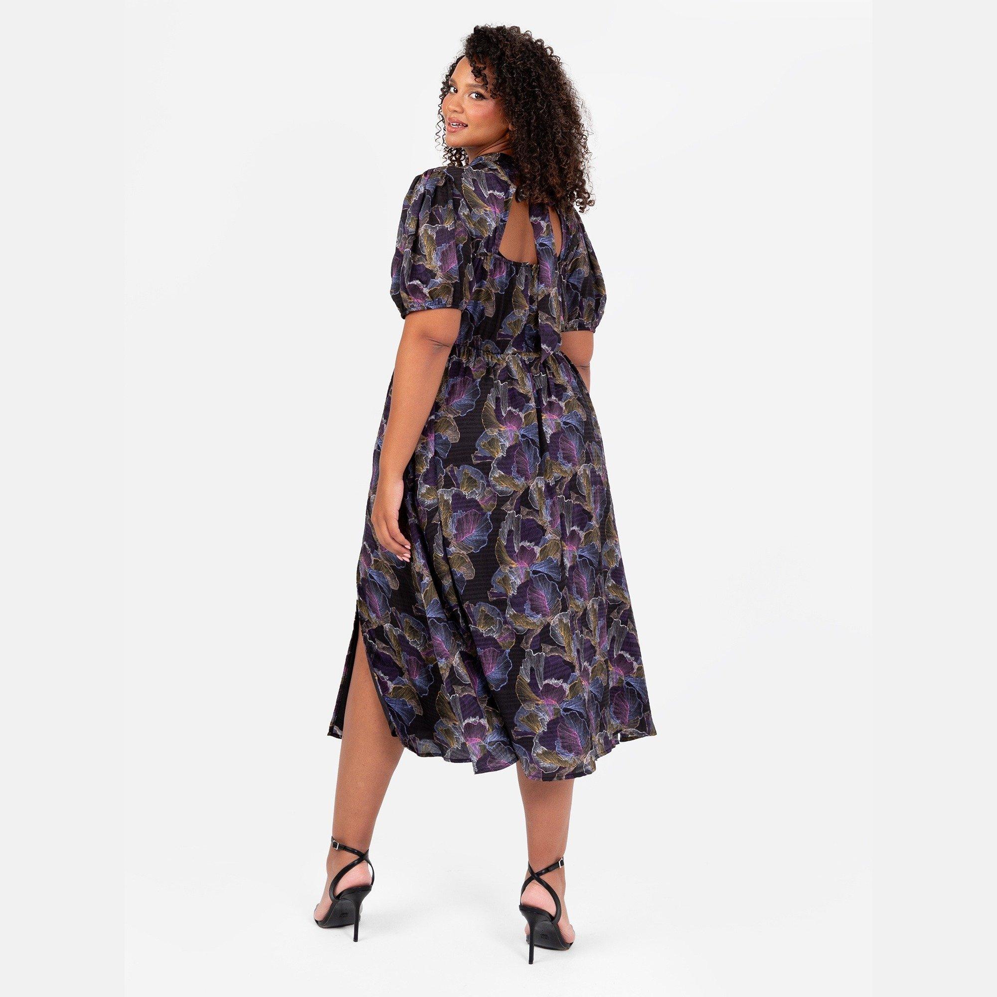 Meerkleurig - Lovedrobe - Lovedro Midi Dress Ld99 - 2