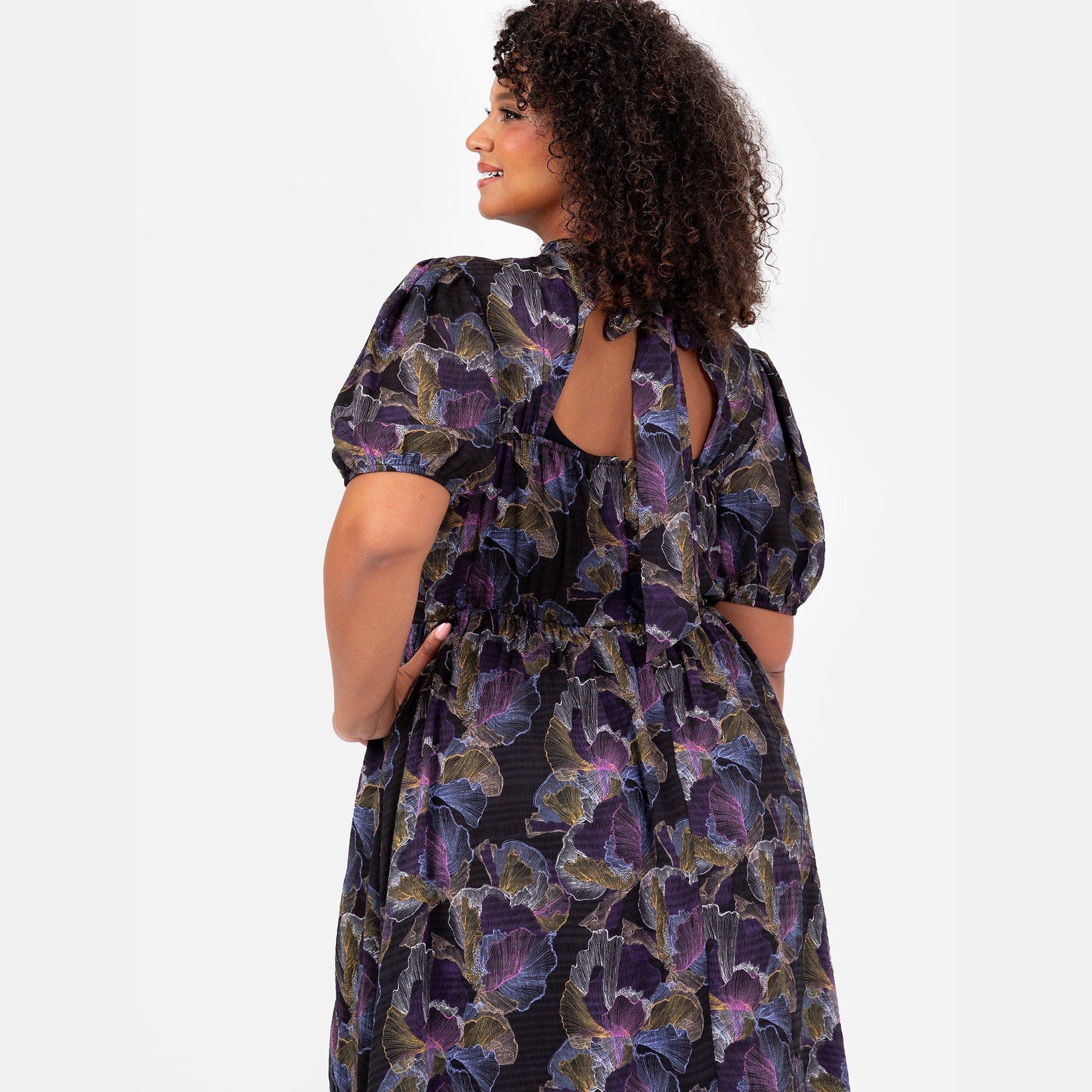 Meerkleurig - Lovedrobe - Lovedro Midi Dress Ld99 - 4