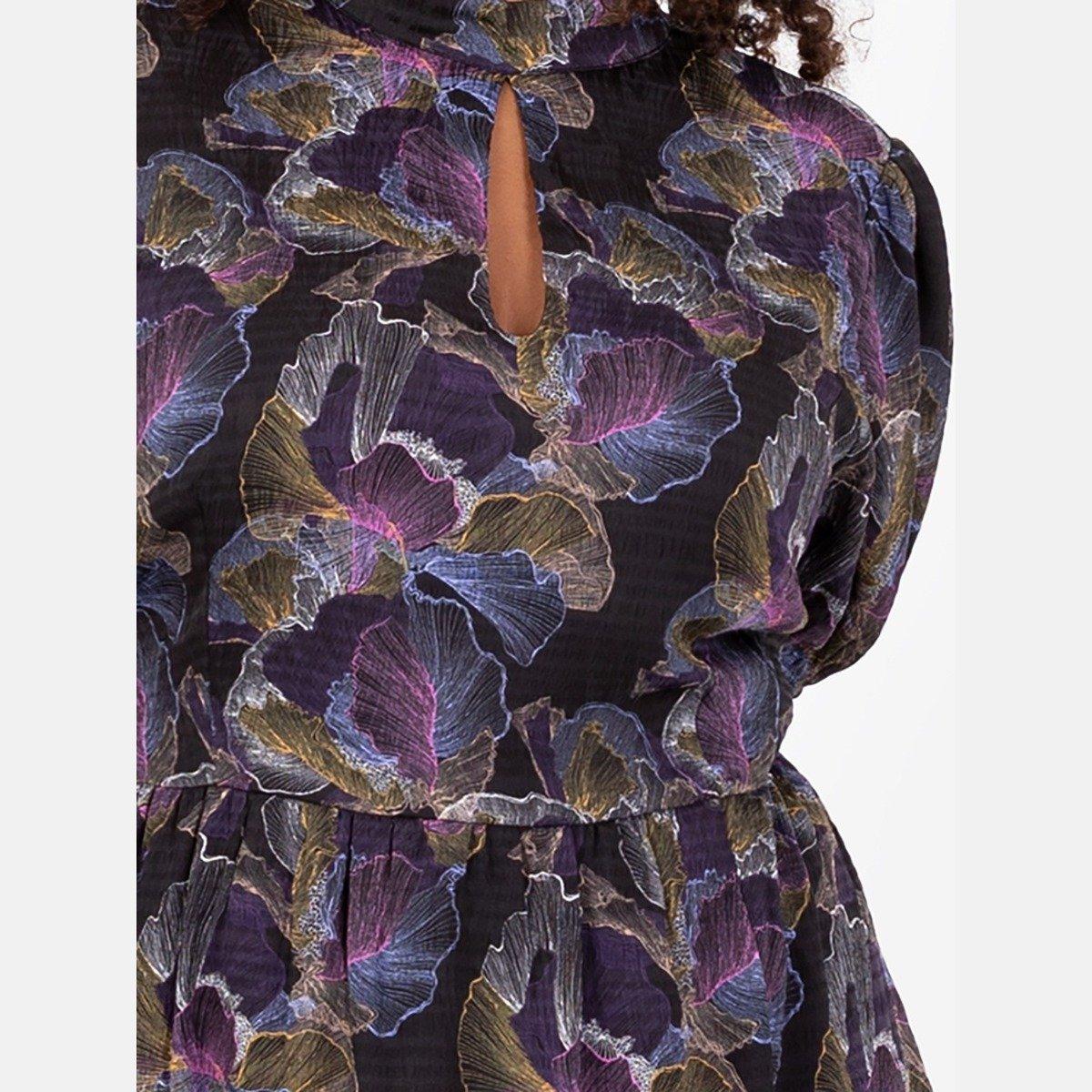 Meerkleurig - Lovedrobe - Lovedro Midi Dress Ld99 - 5