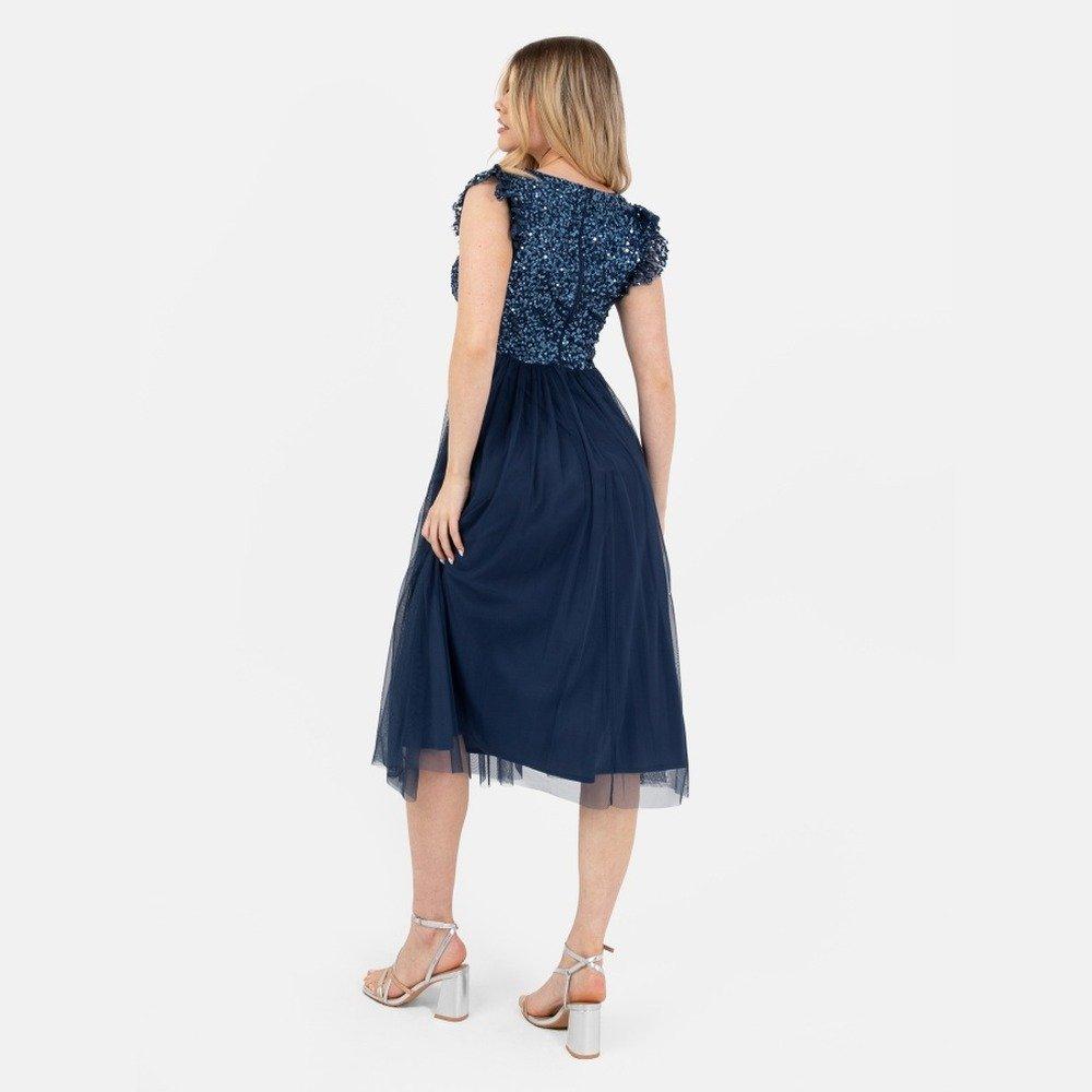 Marineblauw - Maya Deluxe - Maya De B Midi Dress Ld99 - 2