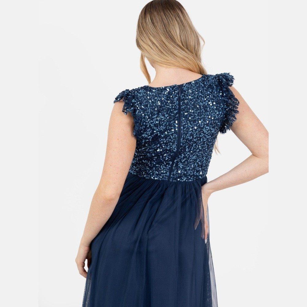 Marineblauw - Maya Deluxe - Maya De B Midi Dress Ld99 - 6