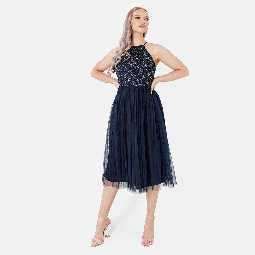 Azul Marinho - Maya Deluxe - Maya De Midi Drss Ld99 - 3