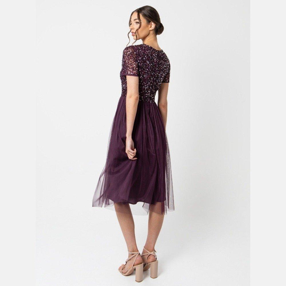Berry - Maya Deluxe - Maya De V Neck Midi Ld99 - 2