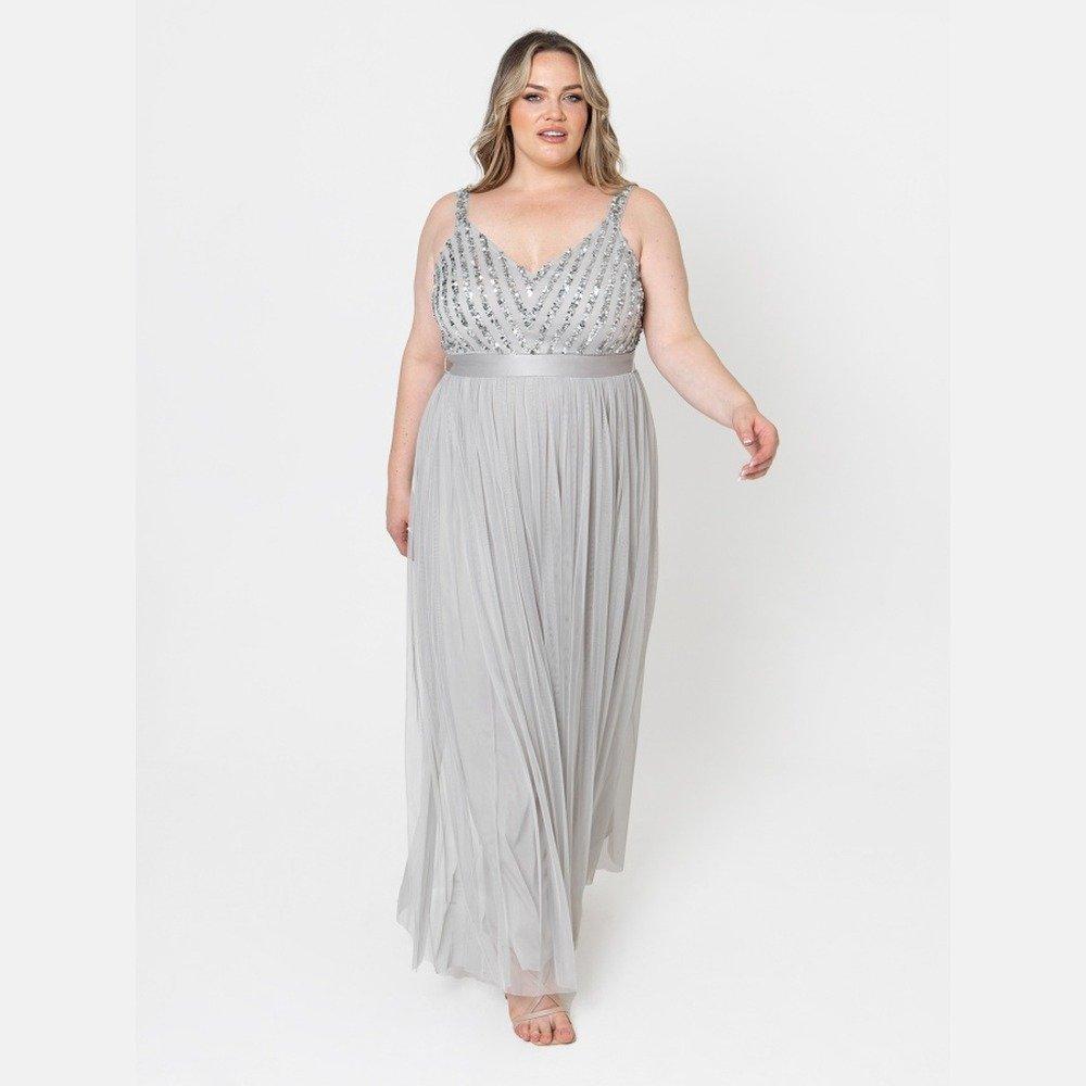 Soft Grey - Maya Deluxe - Maya De Stripe Maxi Ld99 - 3