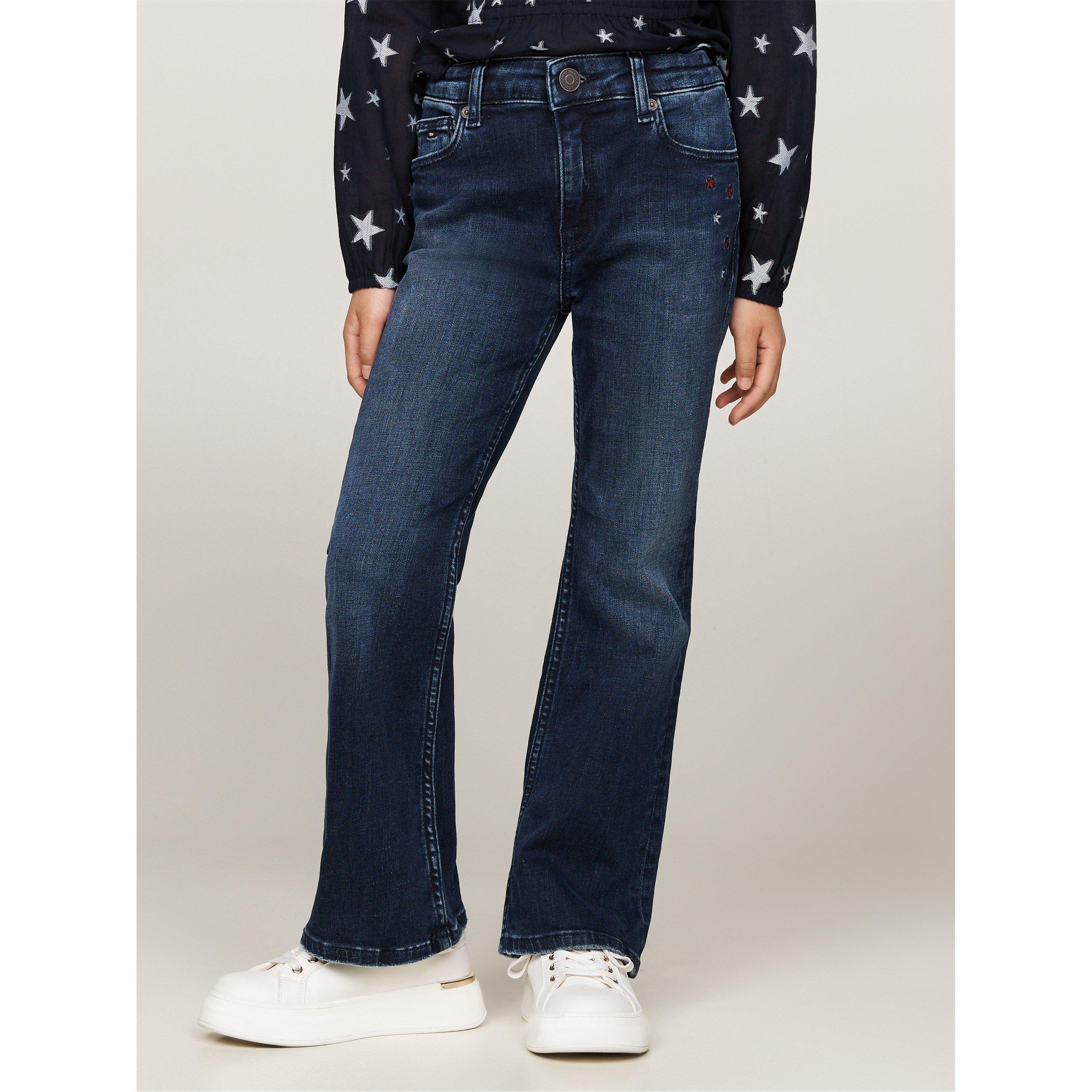 Blu/Blk 0G0 - Tommy Hilfiger - Bootcut jeans Junior - 3