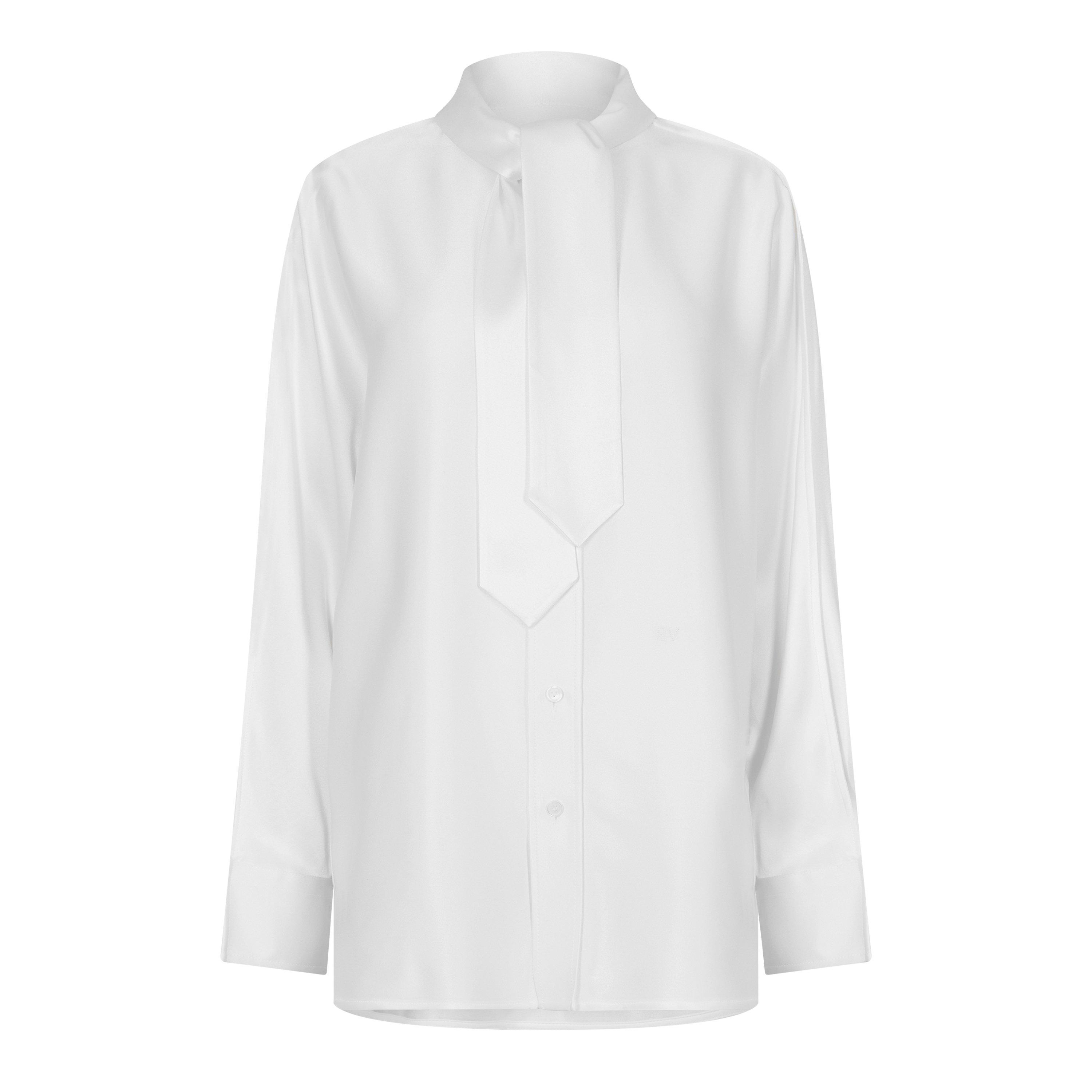 Bottega Veneta Women's Long Sleeve Shirt - Chalk - Size 6 (38)