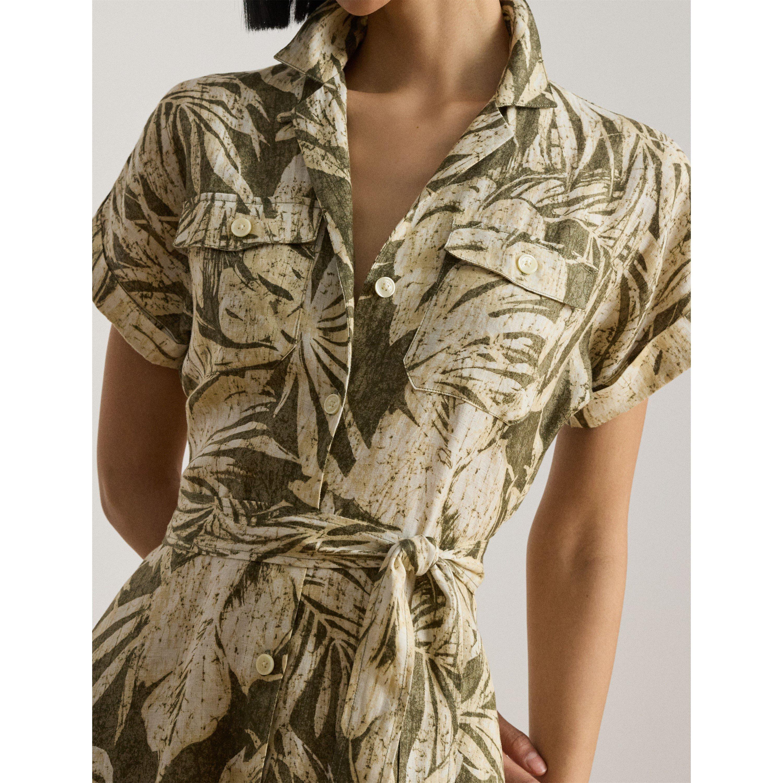 OLIVE - Lauren by Ralph Lauren - Women's Shirt Dress - 4