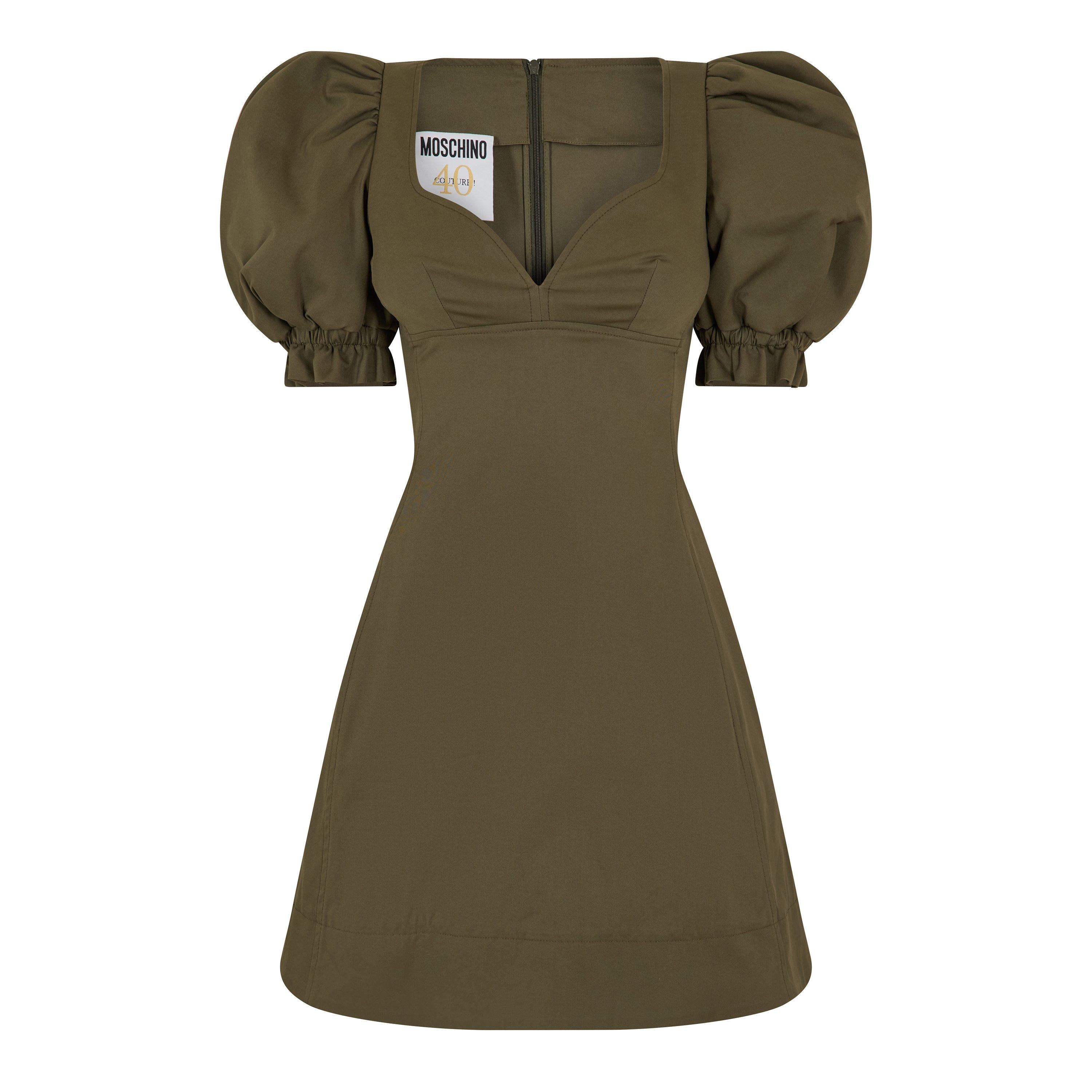 Moschino Women's A Line Dress - Green - Size 14 (46)