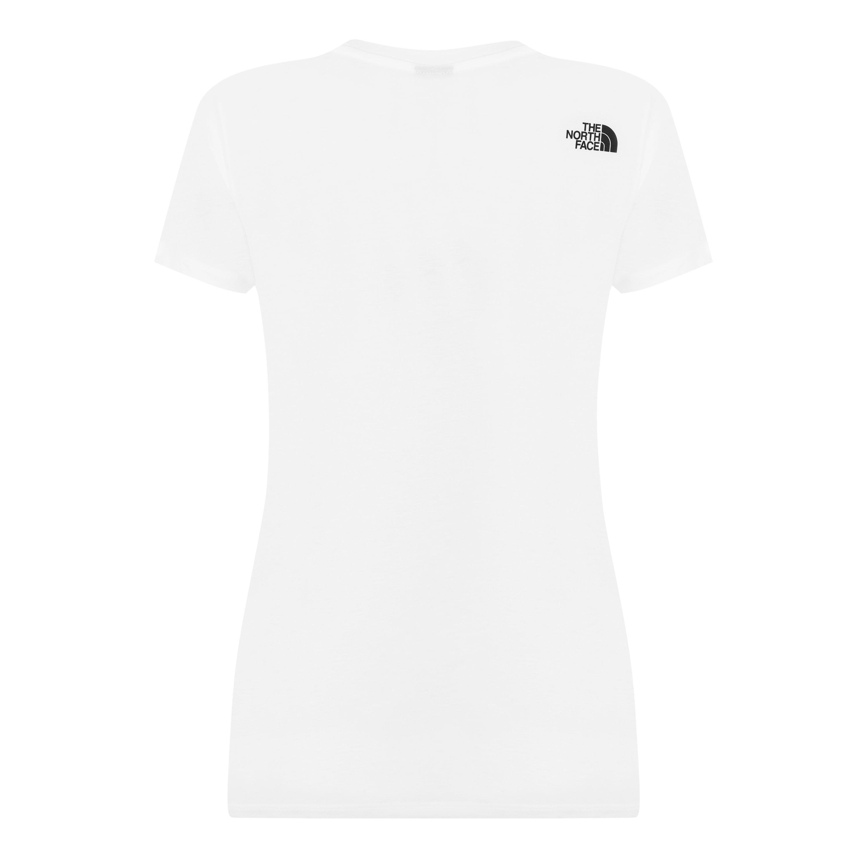 TNF Hvid FN4 - The North Face - Simple Dome Regular Fit T-Shirt Womens - 2