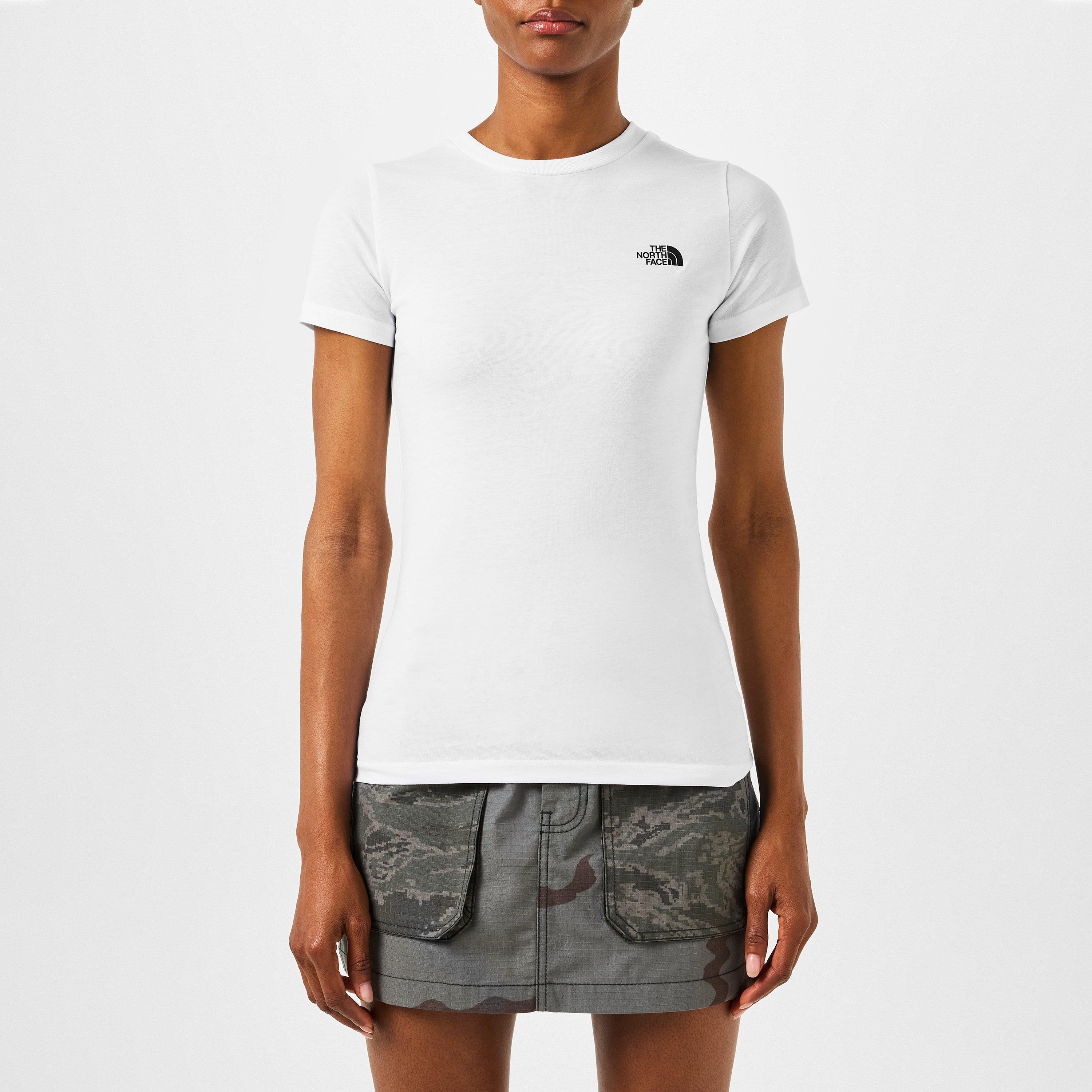 TNF Hvid FN4 - The North Face - Simple Dome Regular Fit T-Shirt Womens - 3
