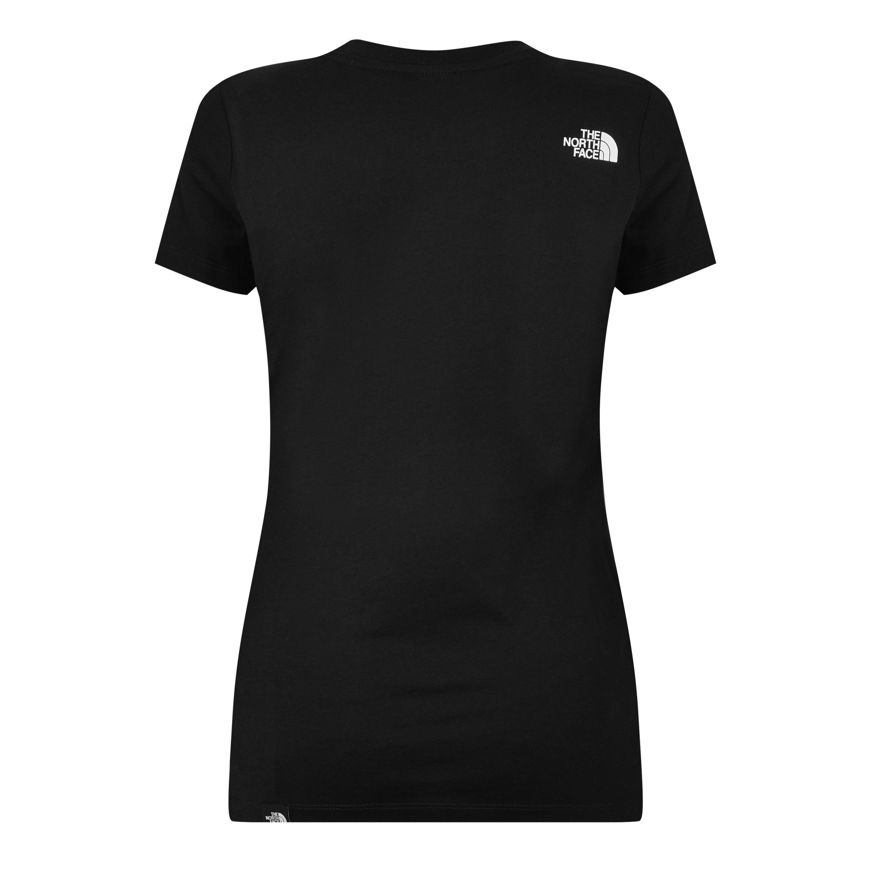 TNF Black JK3 - The North Face - Simple Dome Regular Fit T-Shirt Womens - 2