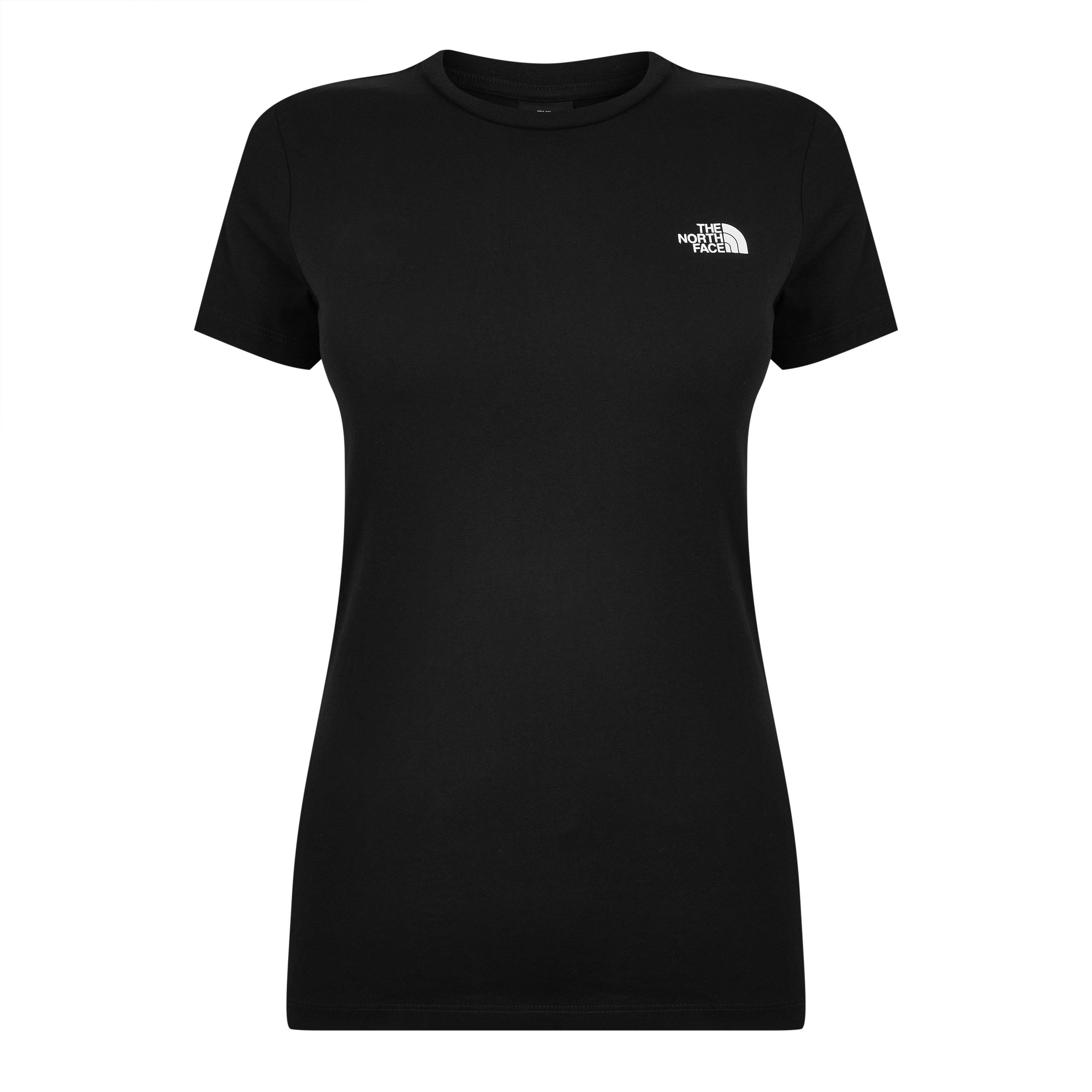 TNF Black JK3 - The North Face - Simple Dome Regular Fit T-Shirt Womens - 7