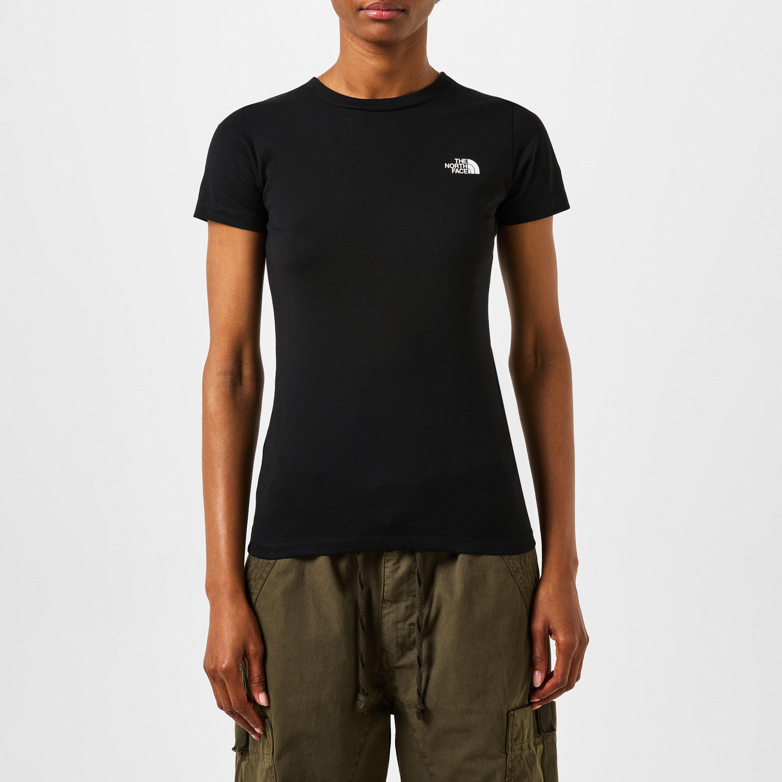 TNF Black JK3 - The North Face - Simple Dome Regular Fit T-Shirt Womens - 3
