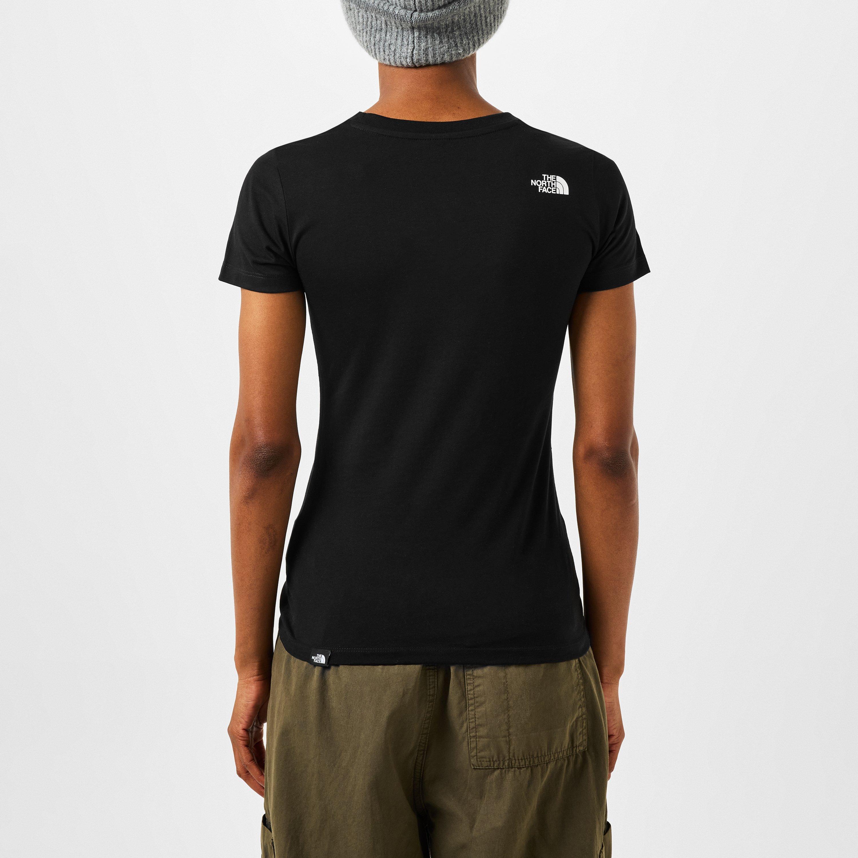 TNF Black JK3 - The North Face - Simple Dome Regular Fit T-Shirt Womens - 4