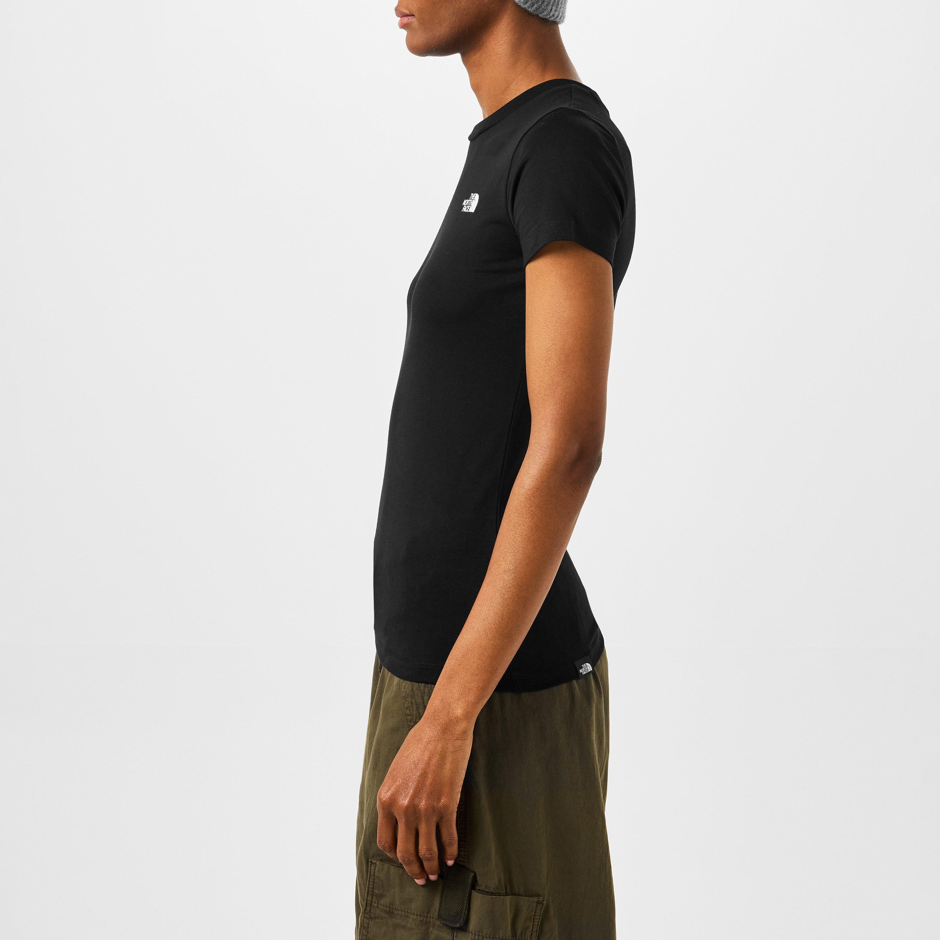 TNF Black JK3 - The North Face - Simple Dome Regular Fit T-Shirt Womens - 5