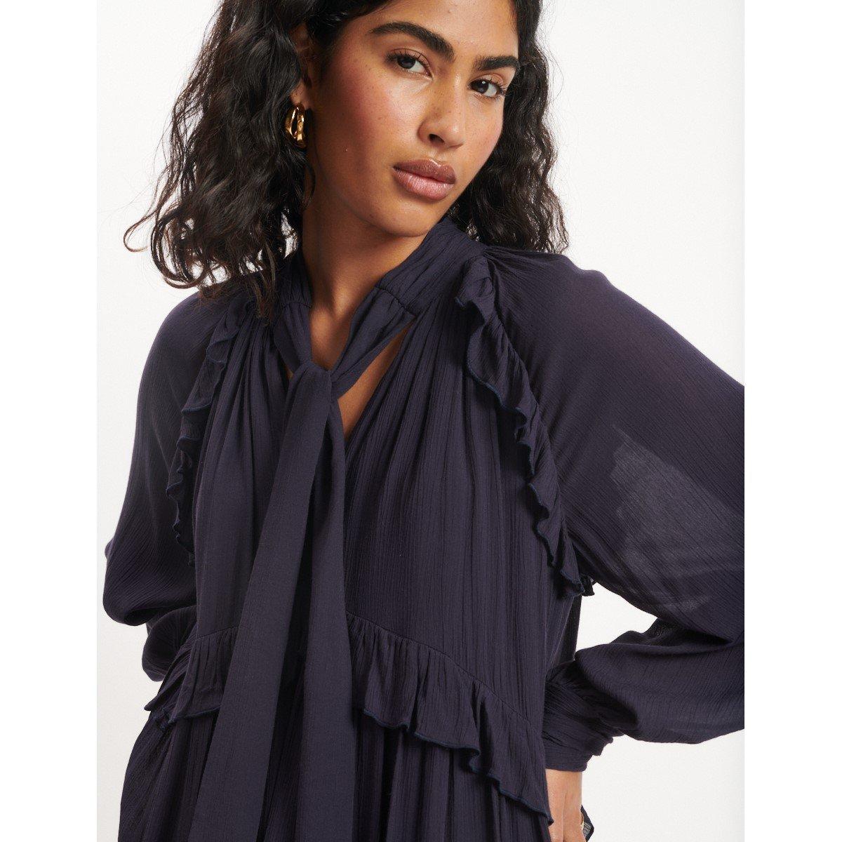 Marineblau - Nobodys Child - Bohana Mini Dress Ld99 - 4