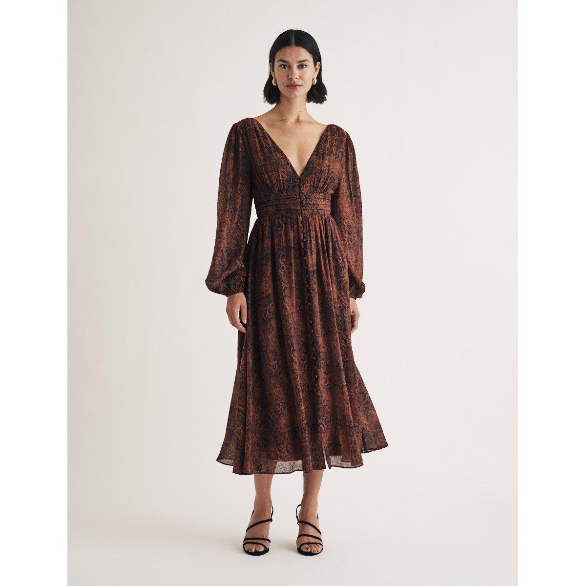 ple - Nobodys Child - Aine Midi Dress Ld99 - 1