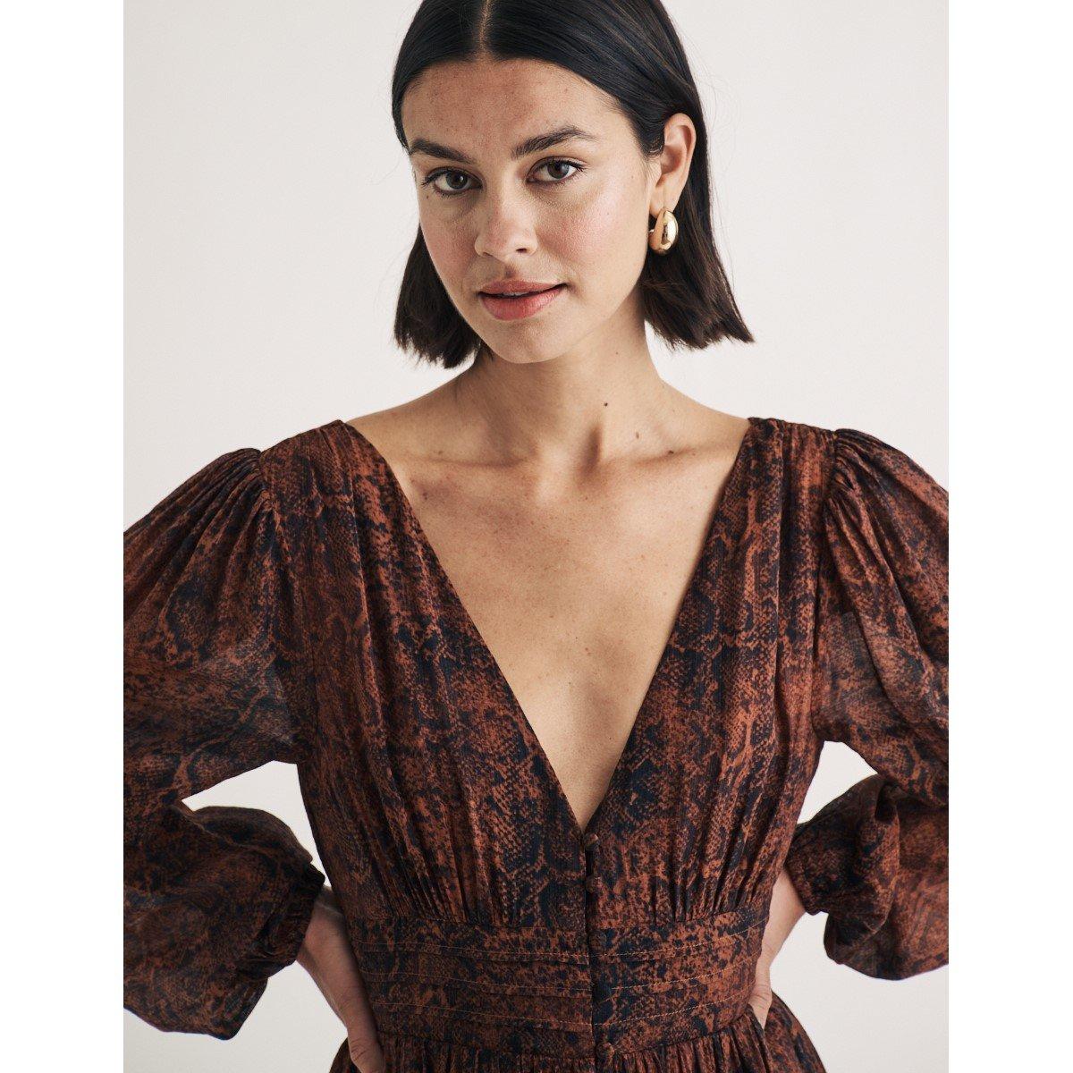 ple - Nobodys Child - Aine Midi Dress Ld99 - 3