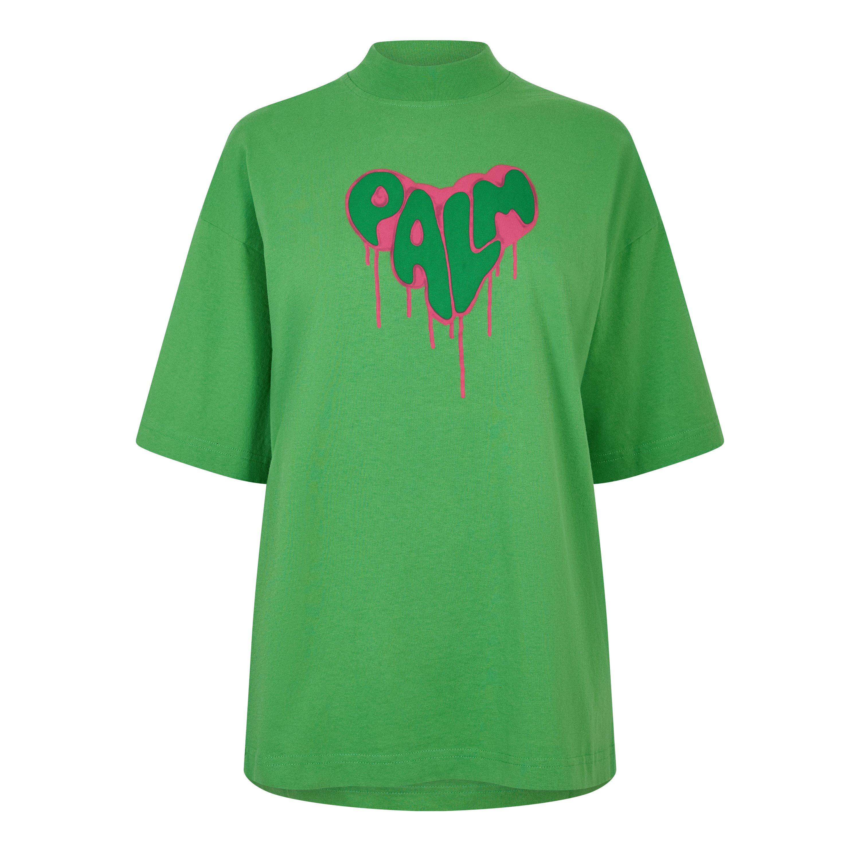 Green Fuchsia - Palm Angels - Palm Rhinestones T Ld99 - 1