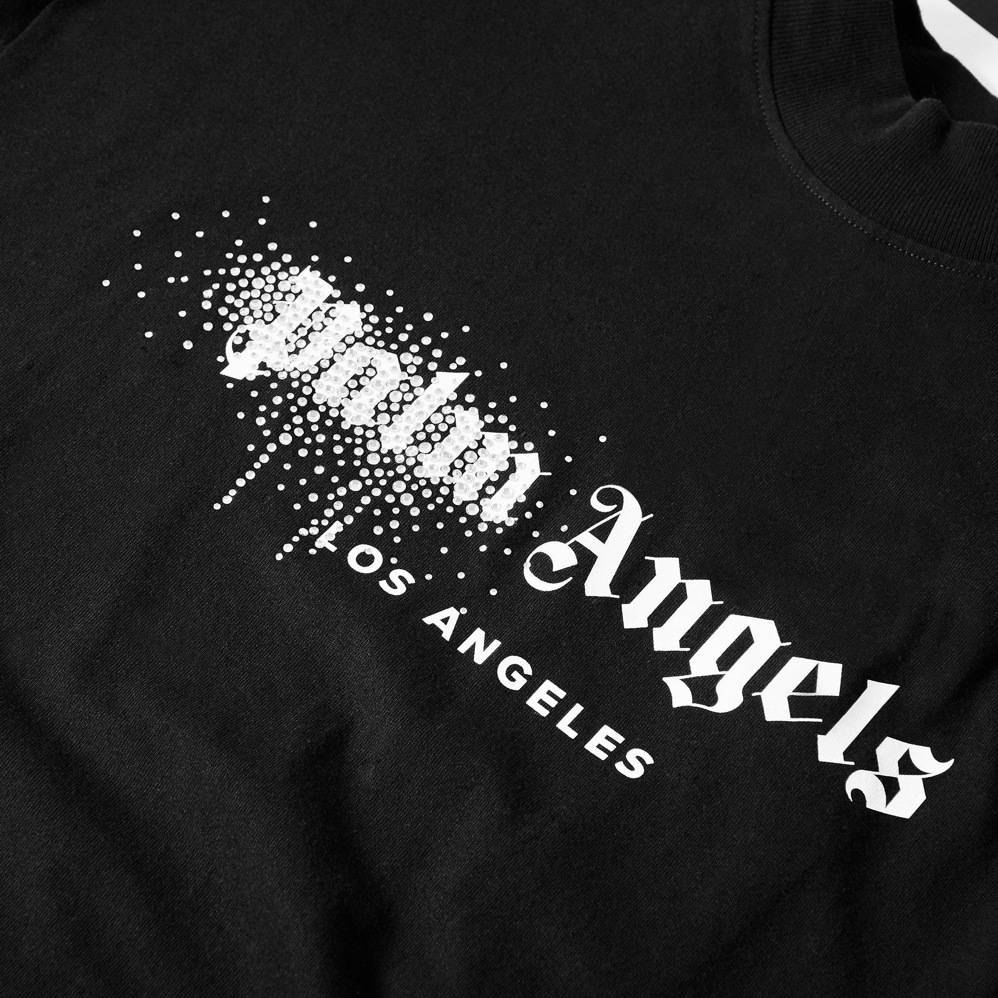 Preto Branco - Palm Angels - Women's Milano Cropped T-Shirt - 5