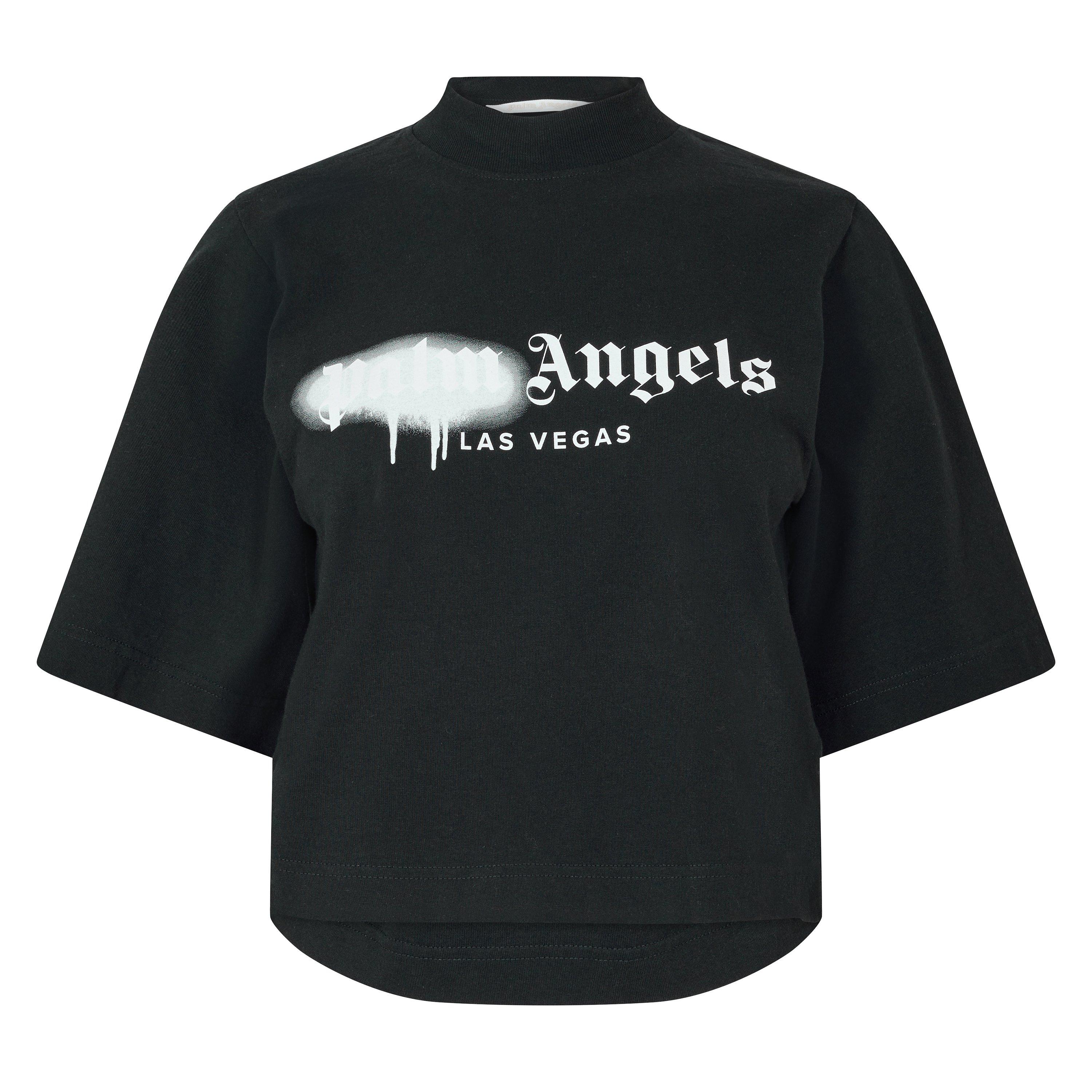 Black White - Palm Angels - Palm Milano Crop T Ld99 - 1