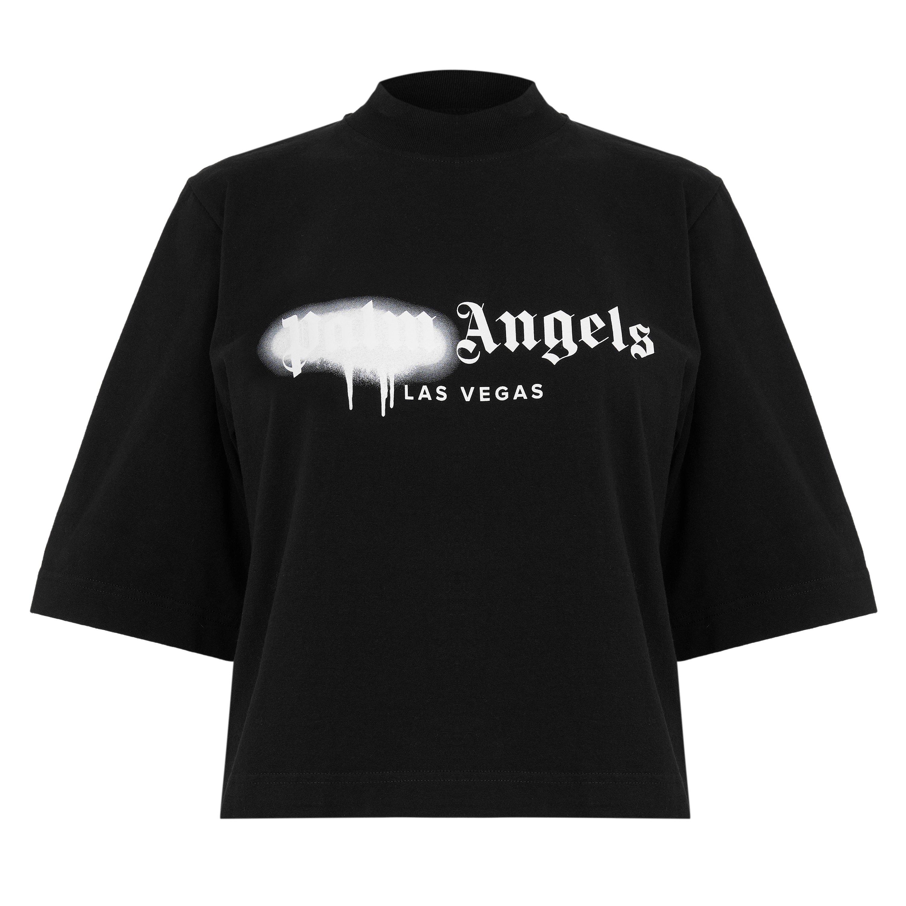 Black Green - Palm Angels - Women's Bear Cropped T-Shirt - 1