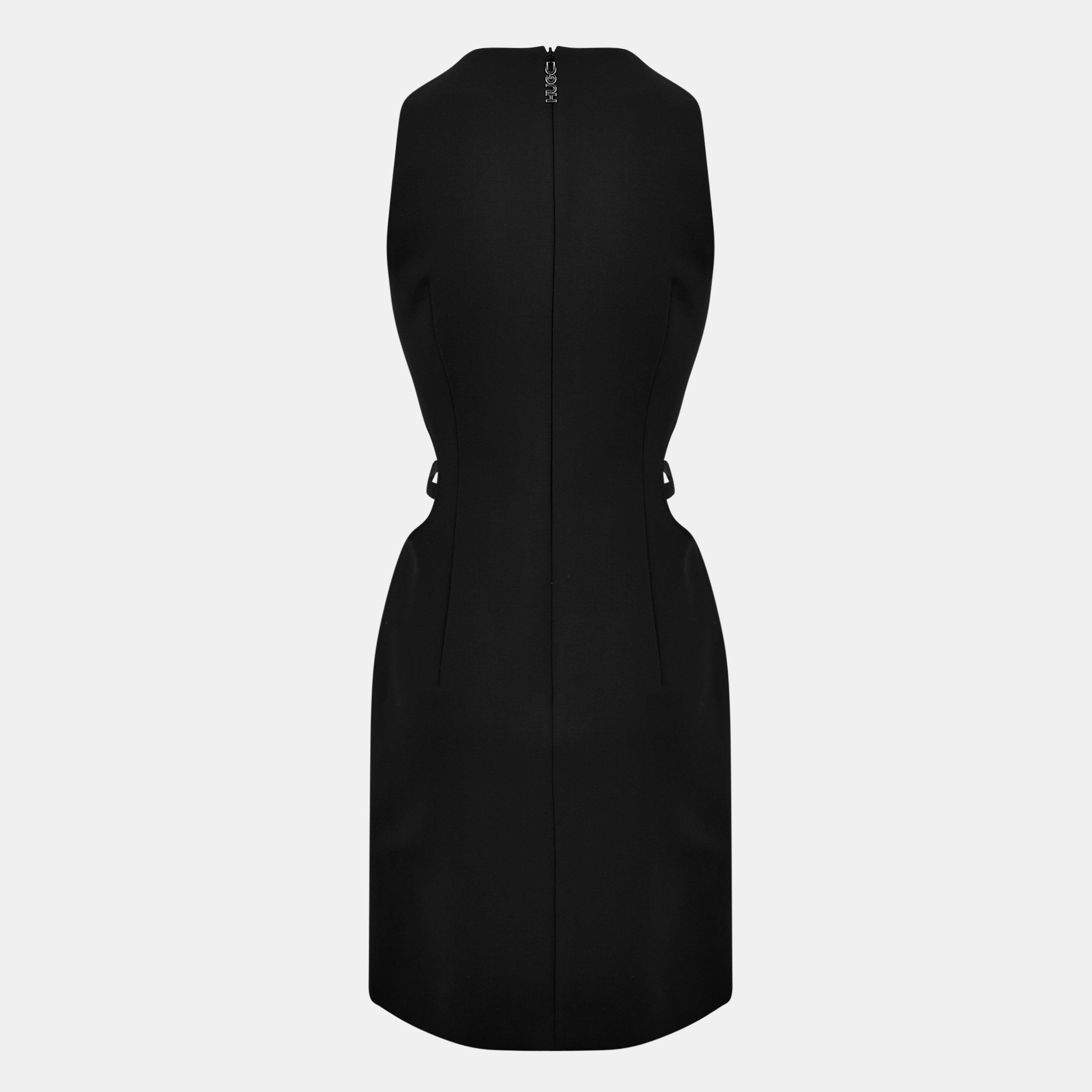 Black - Hugo - Women's Kamilauna Cut Out Dress - 2